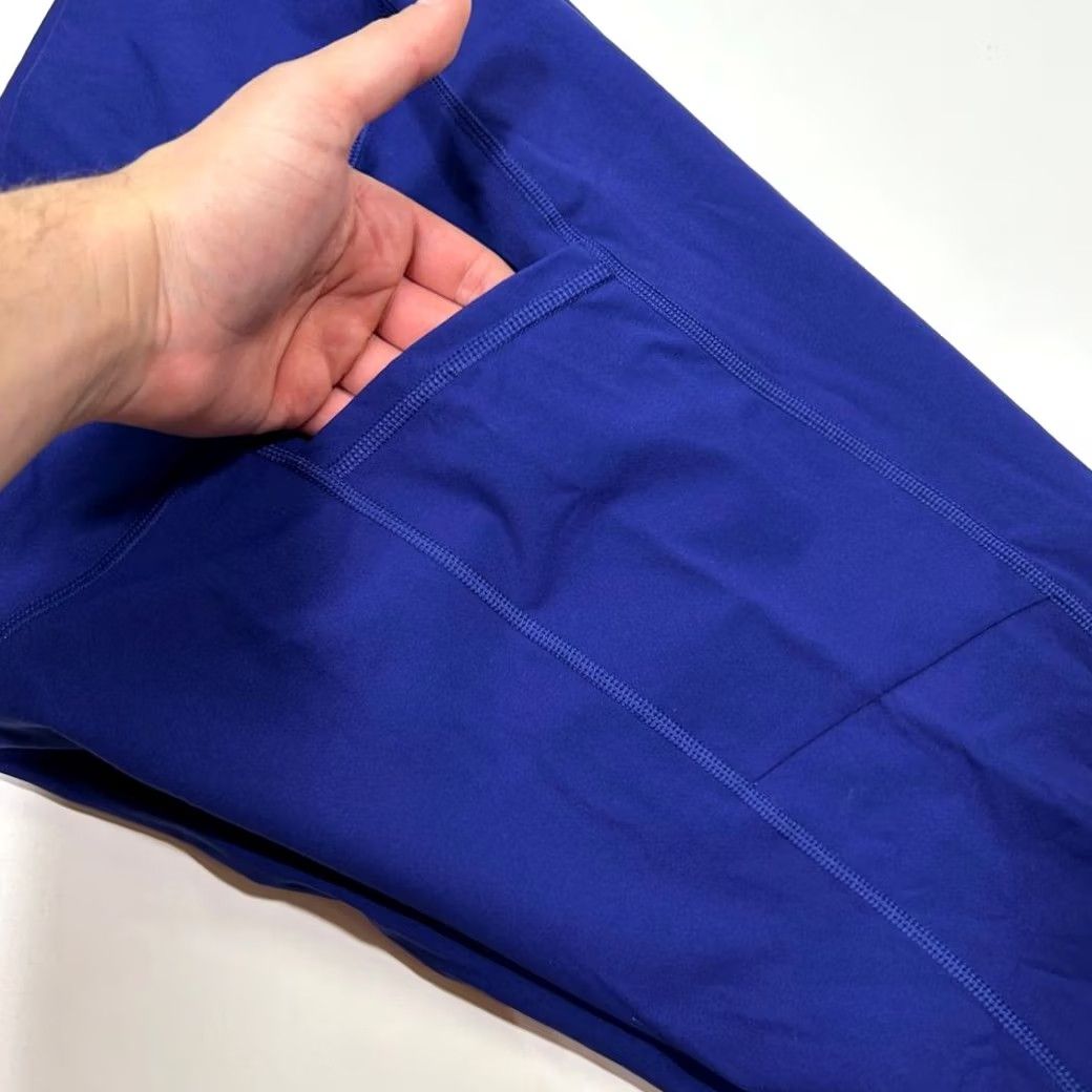 Everlane Everlane Royal Blue High-Waisted Athletic Leggings Yoga Pants Womens Med Size 32" / US 10 / IT 46 - 4 Thumbnail