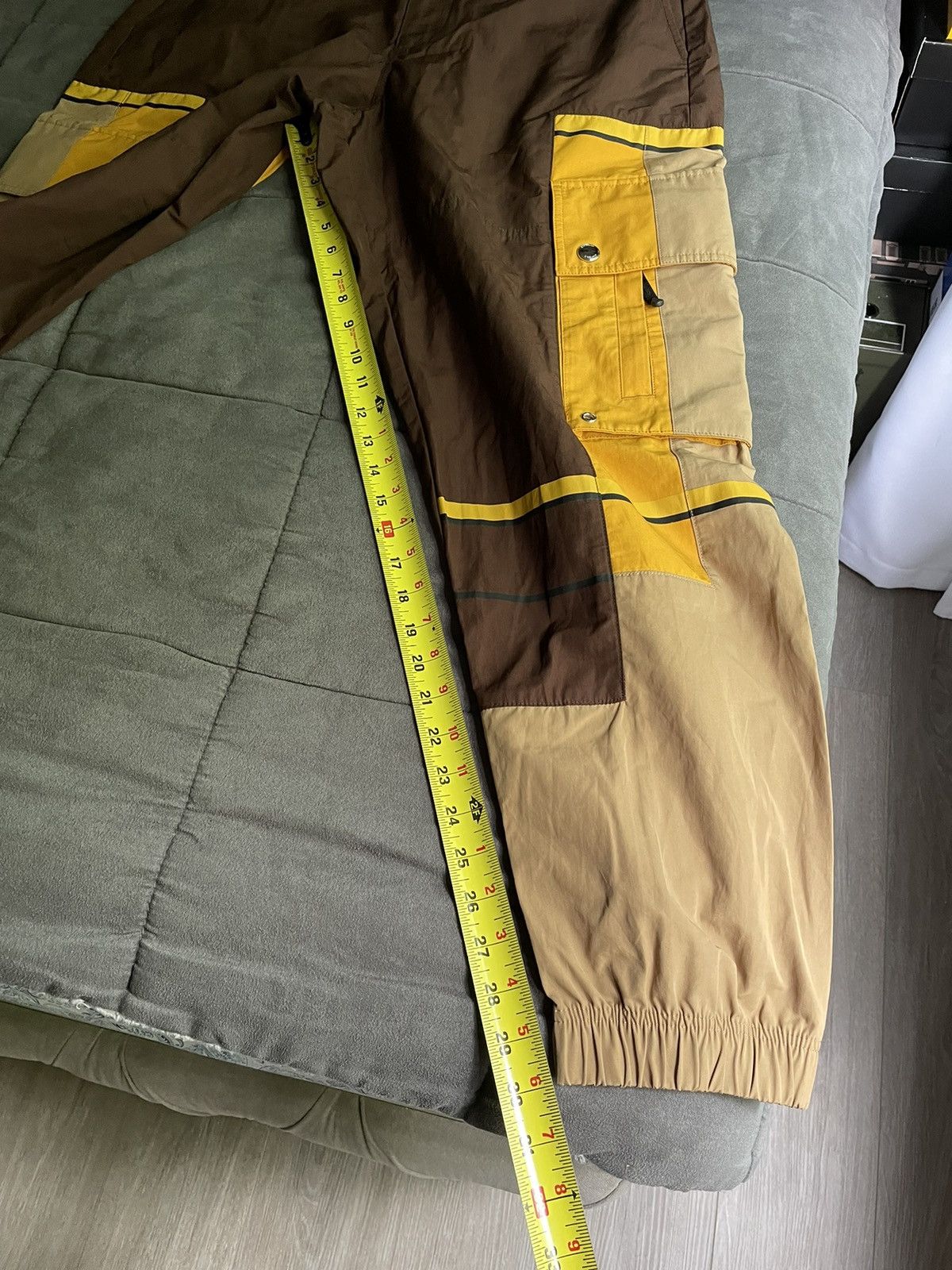 Burberry Burberry Brown Yellow Cargo Pants Size US 38 / EU 54 - 6 Thumbnail