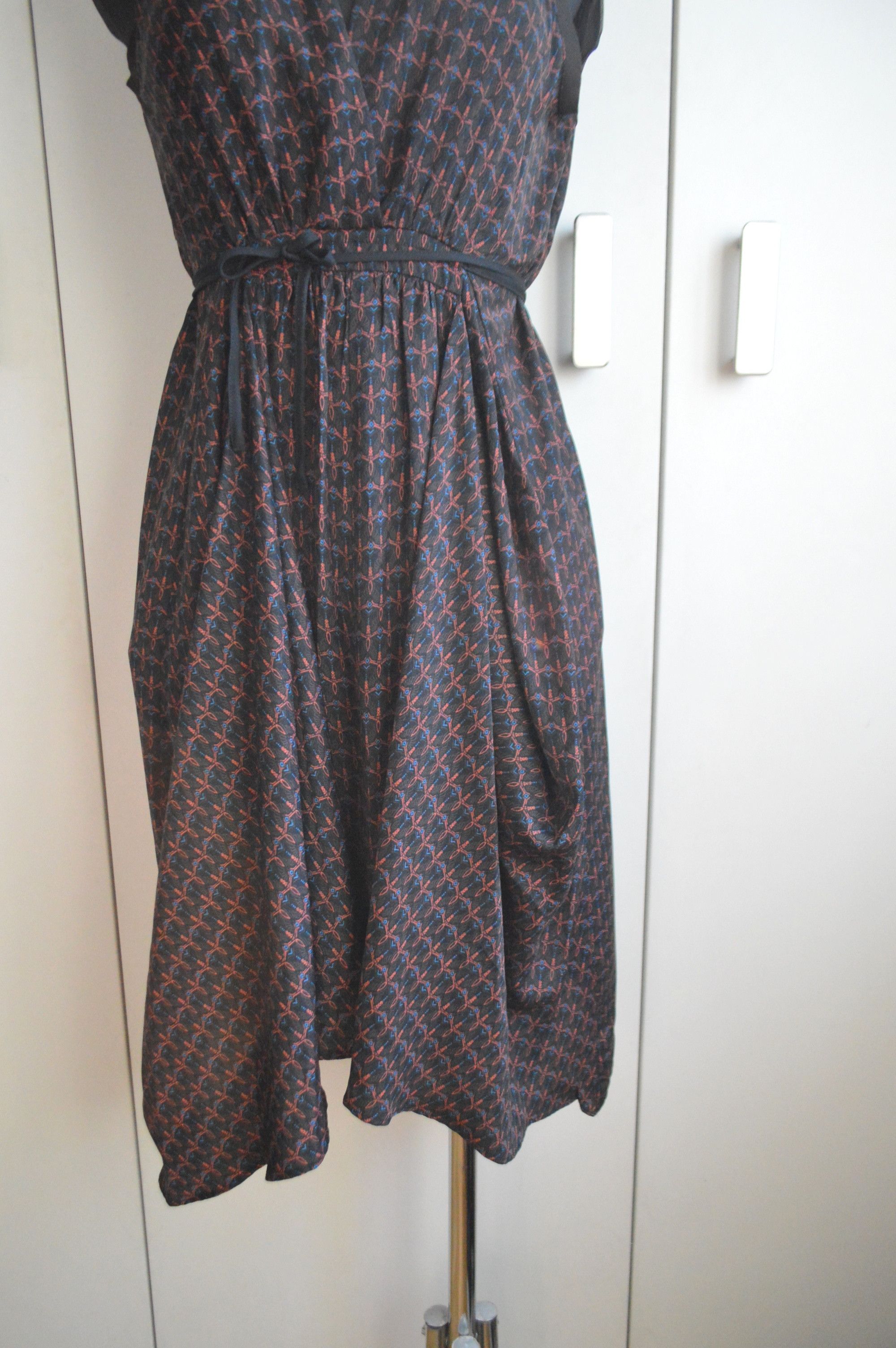 Vera Wang Vera Wang 00s dress asymetrical print rare Size S / US 4 / IT 40 - 4 Thumbnail