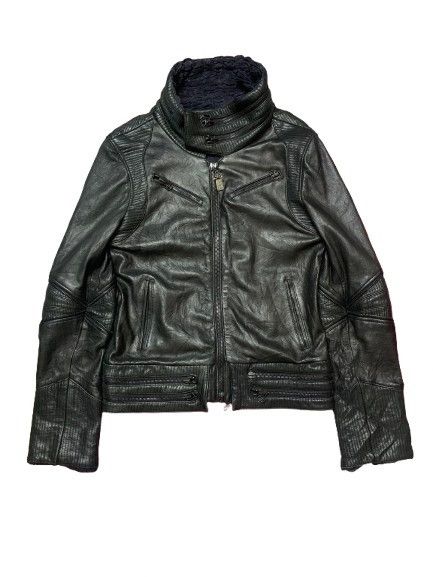 Tornado Mart Diamond Dogs x Cosa Nostra Cyberpunk Cropped Leather Biker Size US S / EU 44-46 / 1 - 2 Thumbnail