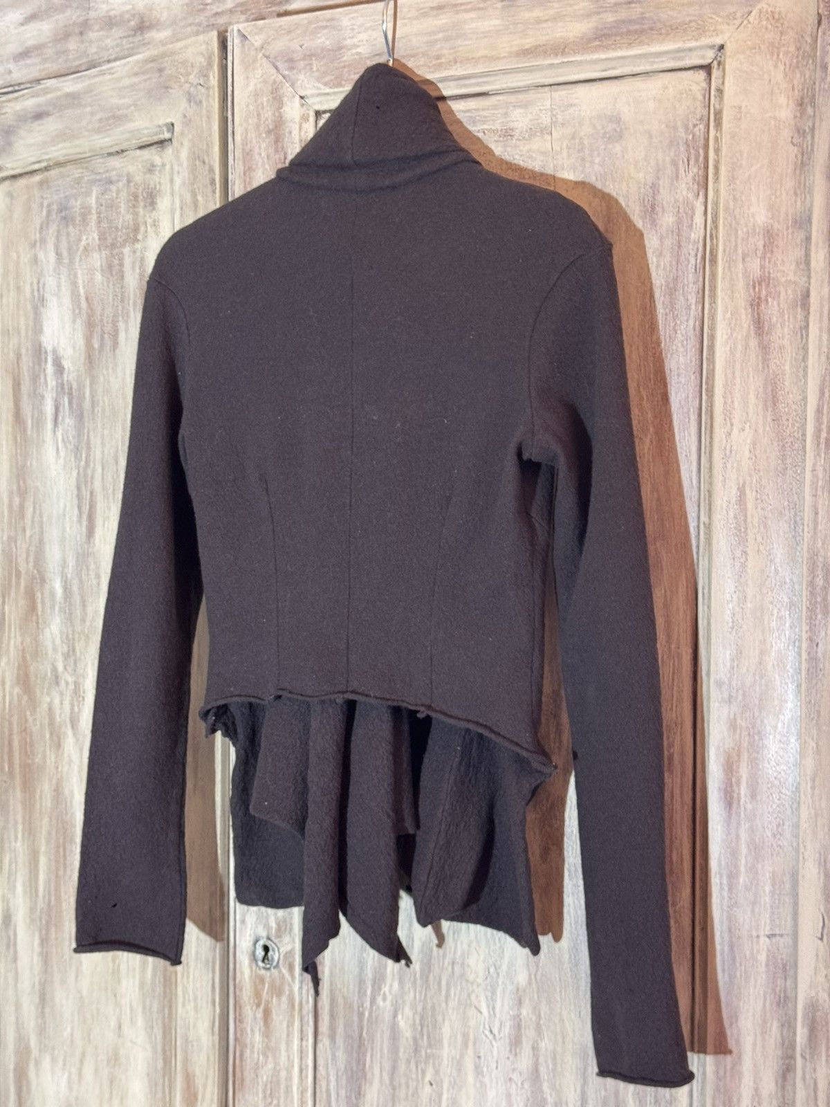 Haider Ackermann haider ackermann fw10 runway brown wool fitted jacket XS Size S / US 4 / IT 40 - 11 Thumbnail