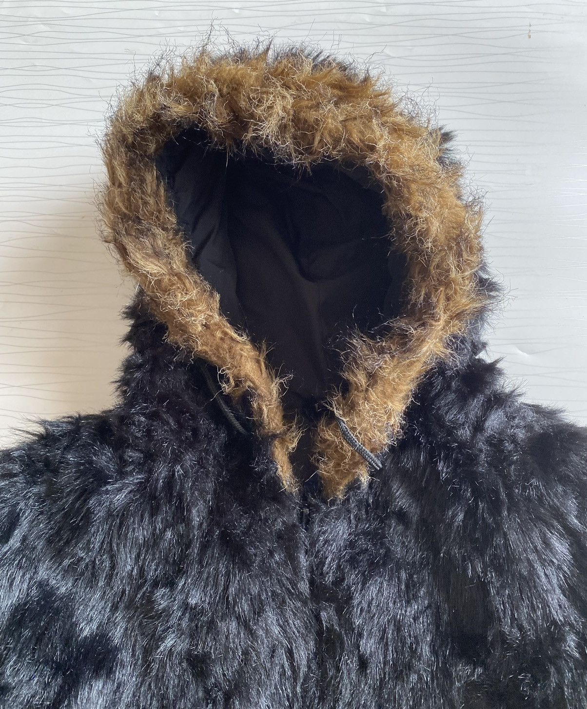 Japanese Brand Vintage 90s Piko Hawaii Fur Zipper Hooded Reversible Jacket Size US L / EU 52-54 / 3 - 4 Thumbnail