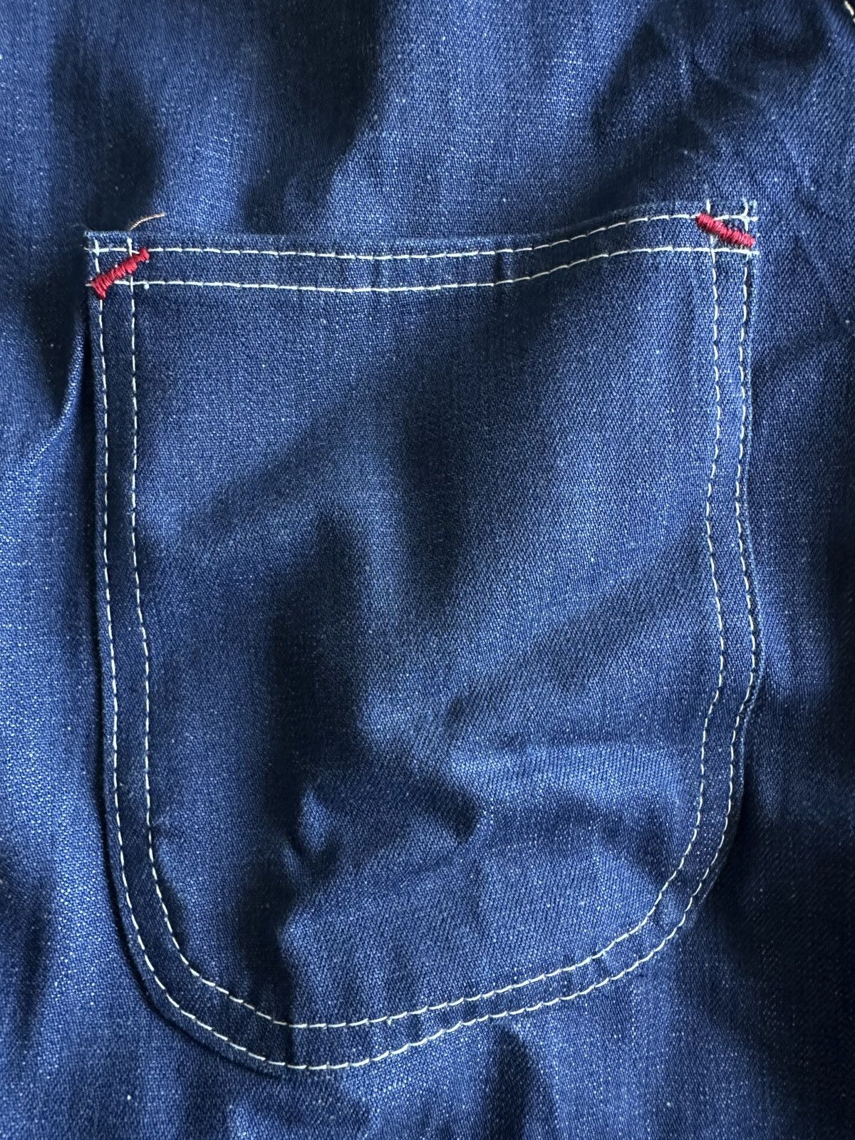 Sears Vintage Sears Raw Denim Work Jacket Size US XL / EU 56 / 4 - 6 Thumbnail