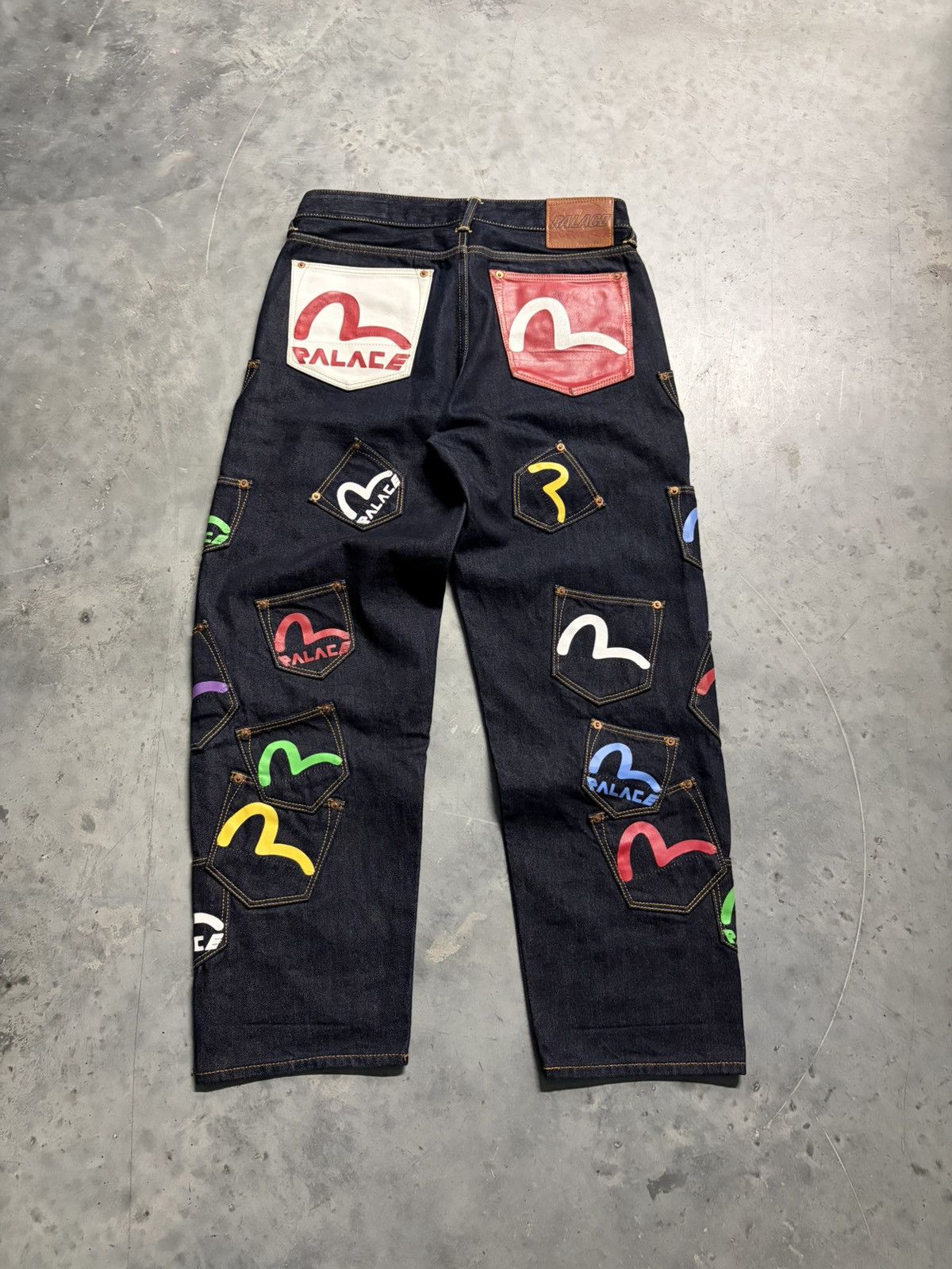 Evisu × Palace Palace x Evisu Denim Jean Camo | Grailed