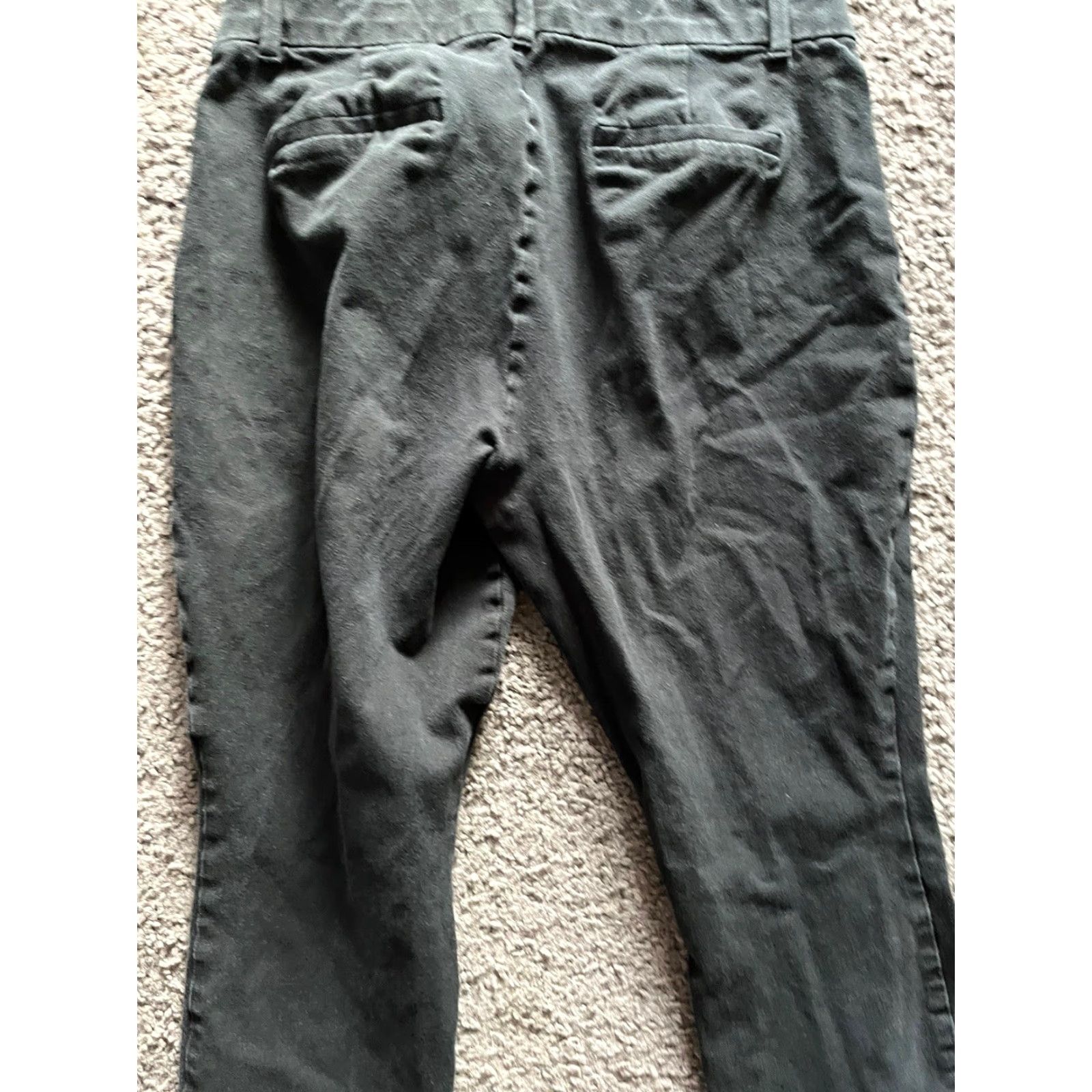 Gap Gap Pants Women's 10 Signature Skinny Ankle Black Stretch Denim Size 32" / US 10 / IT 46 - 4 Thumbnail
