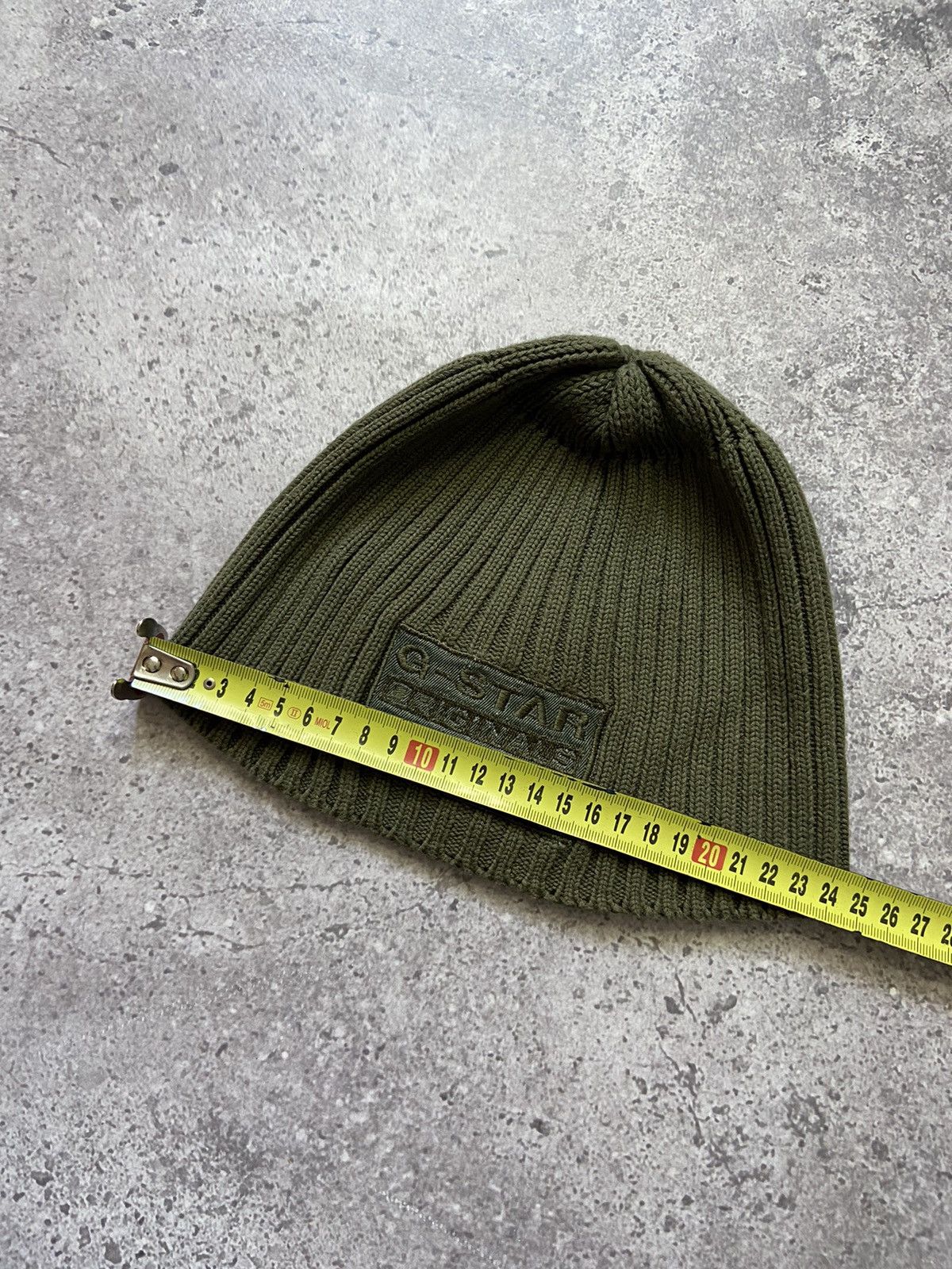 G-Star G-Star Raw Denim Olive Original Beanie Hat Size ONE SIZE - 6 Thumbnail