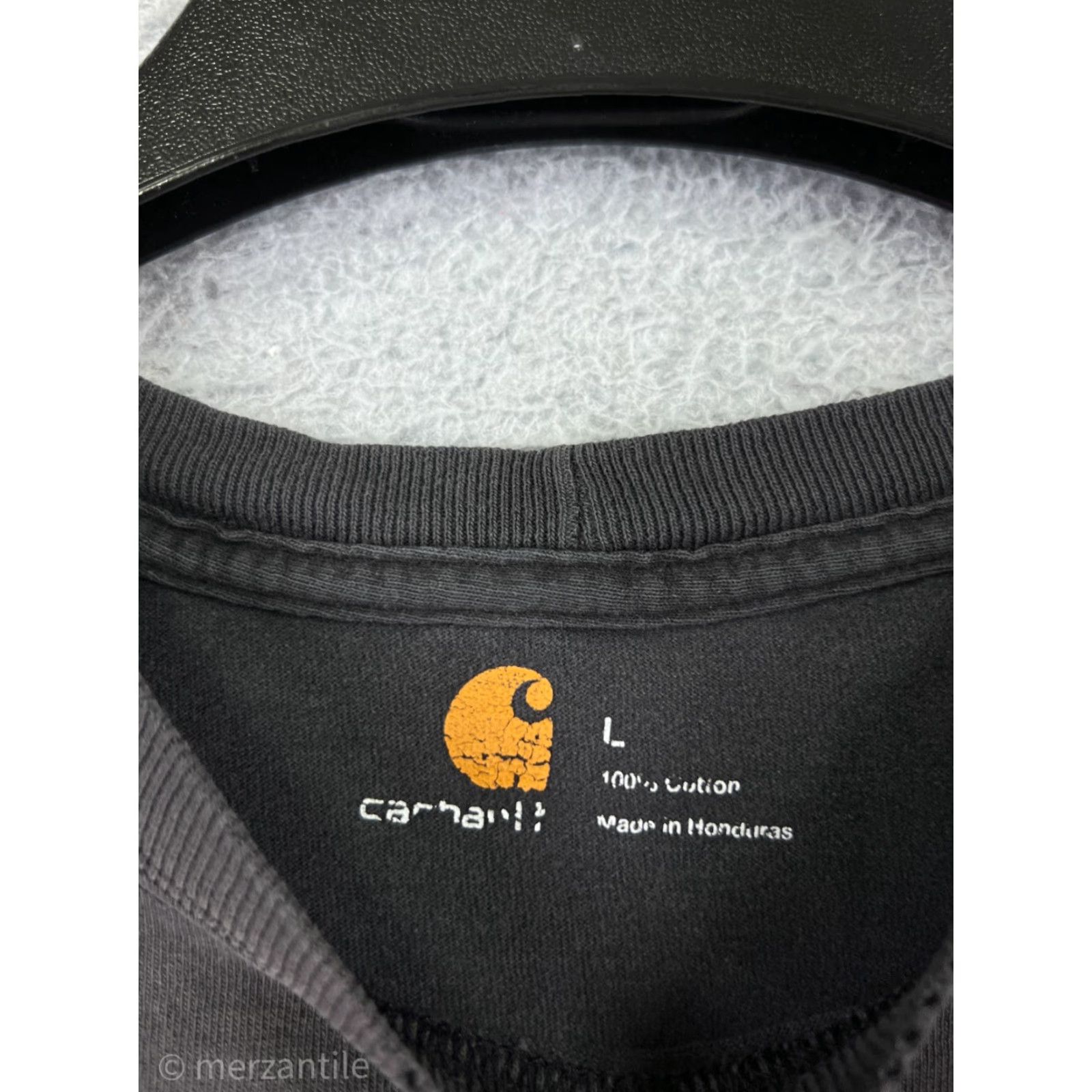 Carhartt Carhartt Shirt Mens Large Gray 100% Cotton Pocket Workwear Short Sleeve Crew Neck Size US L / EU 52-54 / 3 - 3 Thumbnail