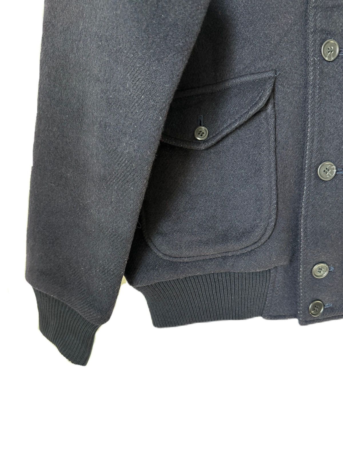 Baracuta BARACUTA BLUE WOOL CASUAL JACKET, TARTAN SKIN INSIDE Size US M / EU 48-50 / 2 - 5 Thumbnail