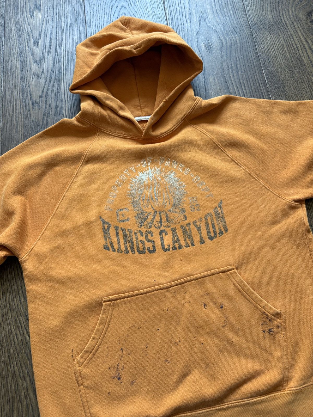 Vintage Vintage Kings Canyon Distressed Hooded Sweatshirt Hoodie Size US M / EU 48-50 / 2 - 7 Thumbnail