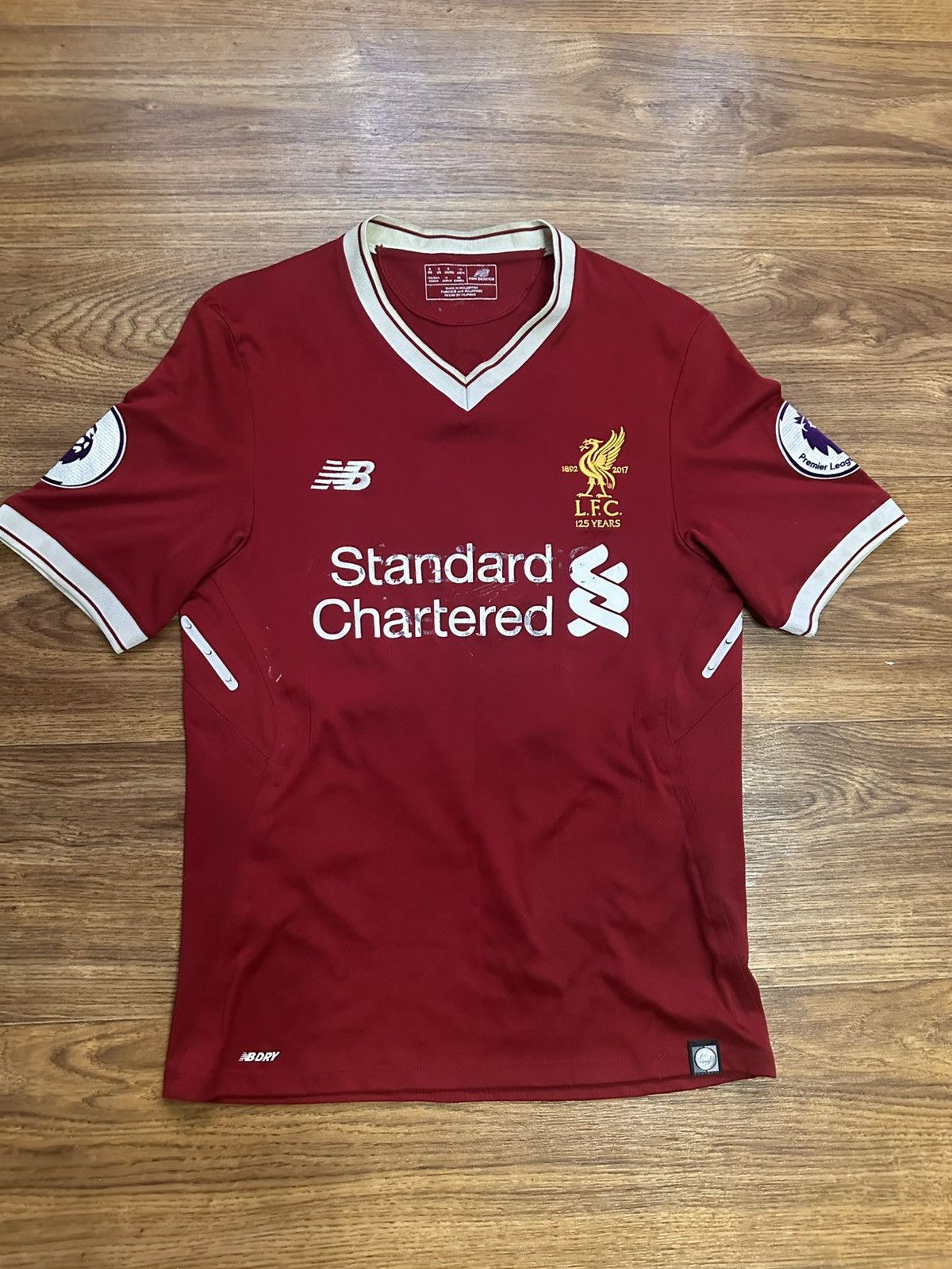 Vintage New Balance Liverpool 2017 2018 Mane #19 Home Shirt Jersey Size US S / EU 44-46 / 1 - 1 Thumbnail