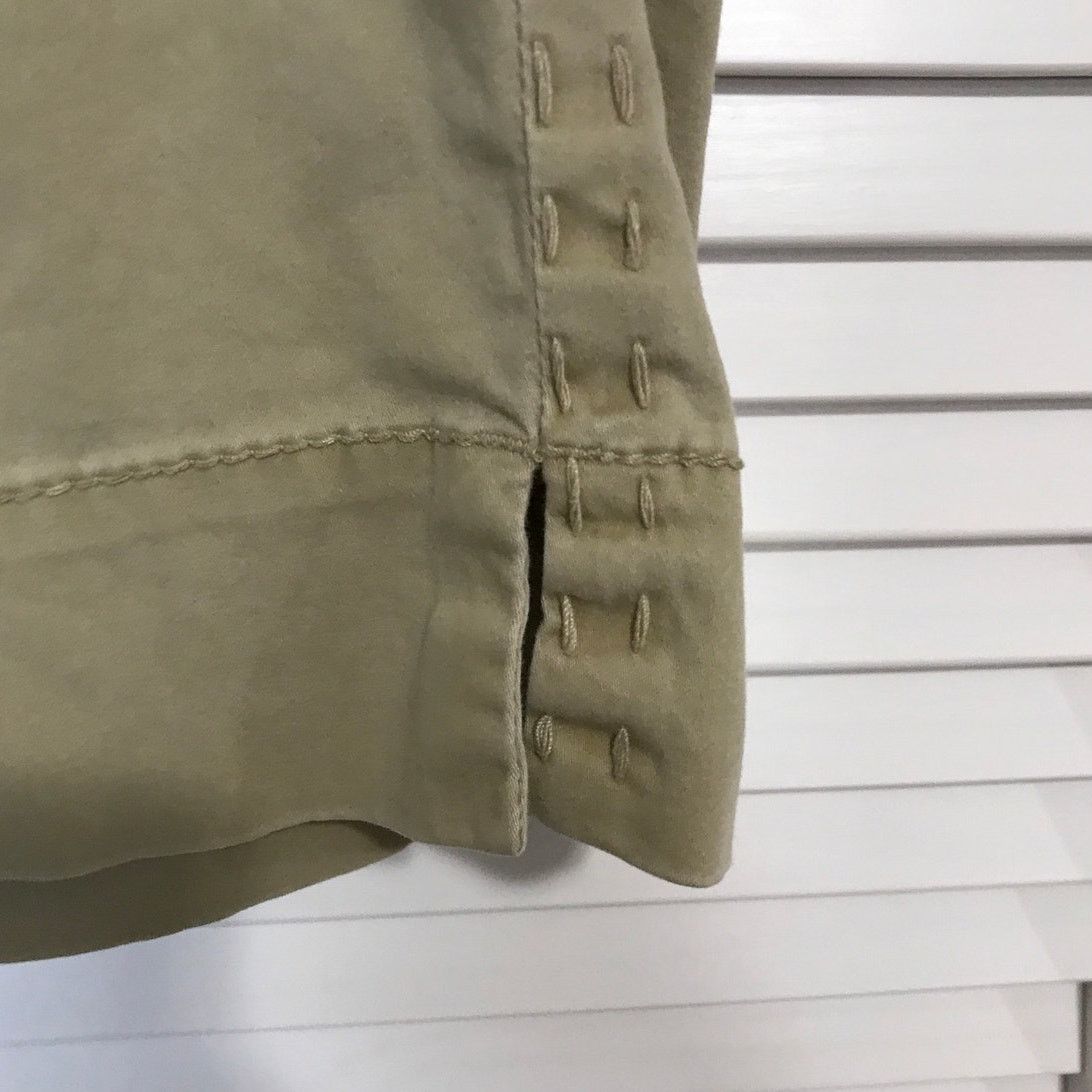 Other Blue Epic Khaki Tan Twill Utility Bermuda Shorts Women 14 Size 36" / US 14 / IT 50 - 6 Thumbnail