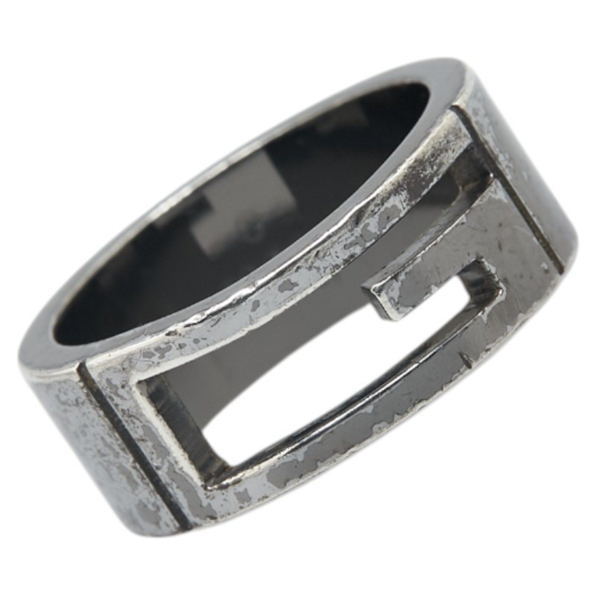 Gucci Gucci Branded G Ring #13 SV925 Silver Women's GUCCI Size ONE SIZE - 1 Thumbnail