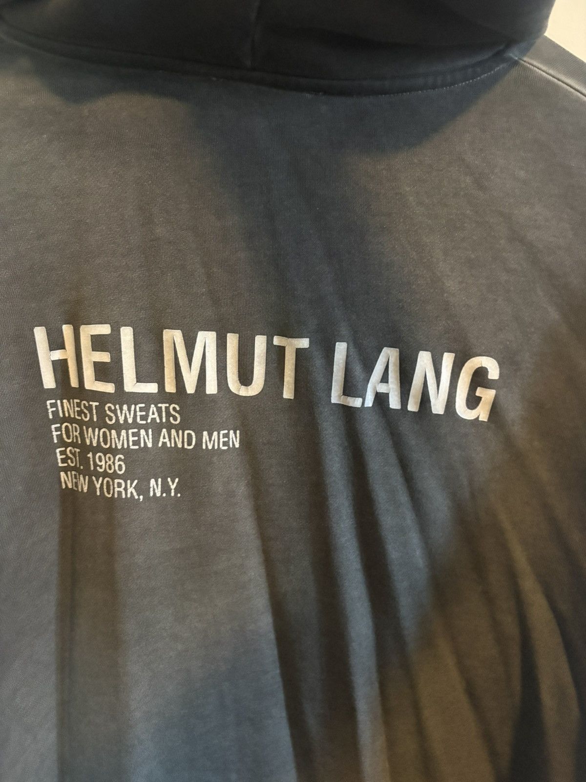 Helmut Lang Grey helmut lang hoodie Size US L / EU 52-54 / 3 - 3 Thumbnail