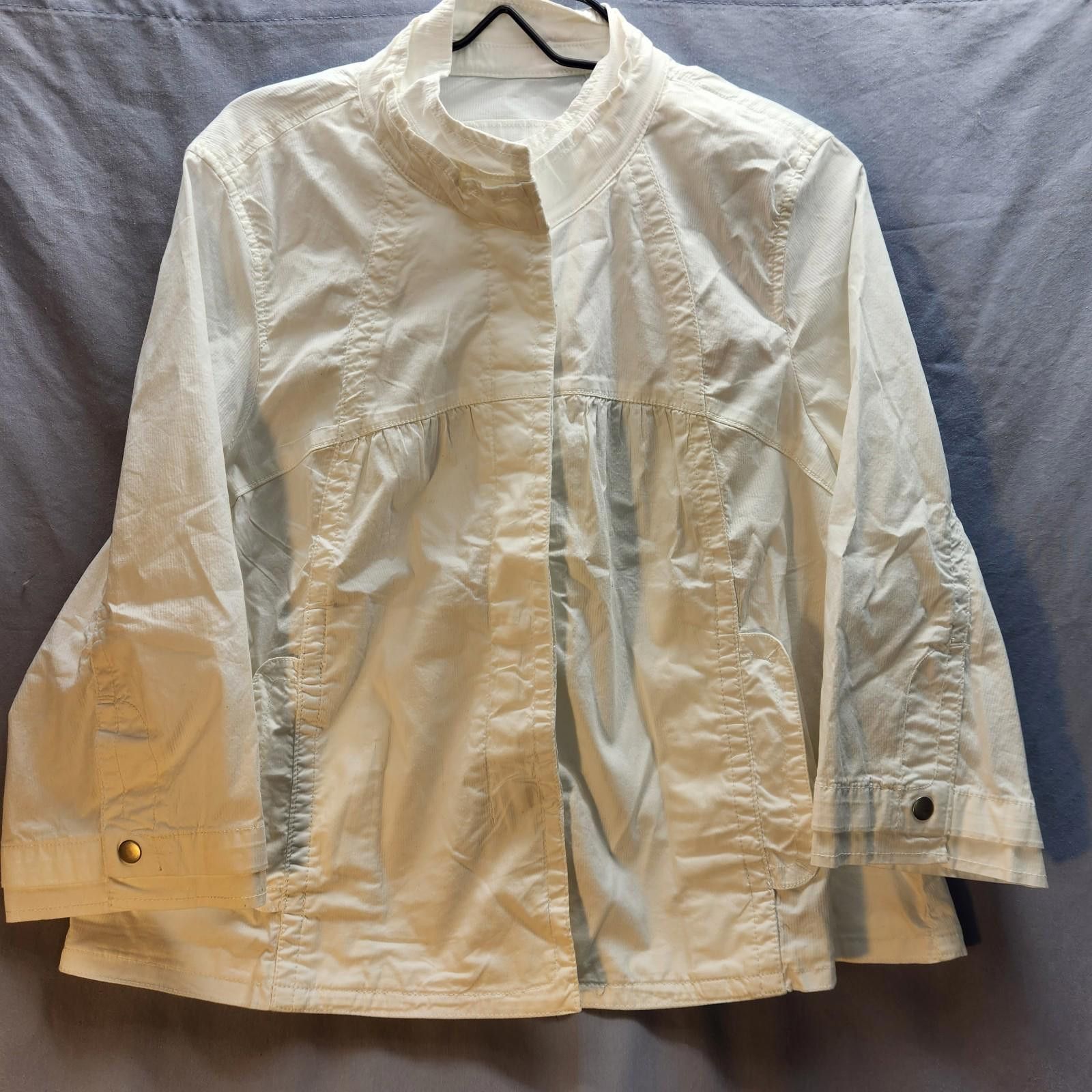 Eddie Bauer Eddie Bauer White Cotton Blend Jacket Womens Size XL Size XL / US 12-14 / IT 48-50 - 1 Thumbnail