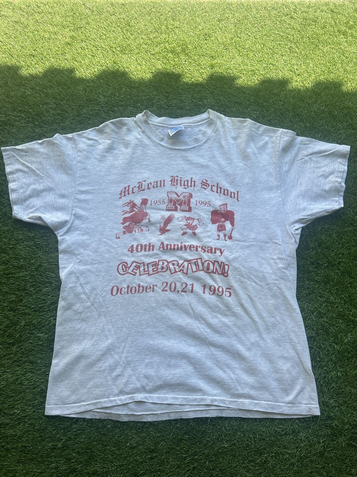 Vintage Vintage 1995 School T Shirt Size US XL / EU 56 / 4 - 1 Thumbnail