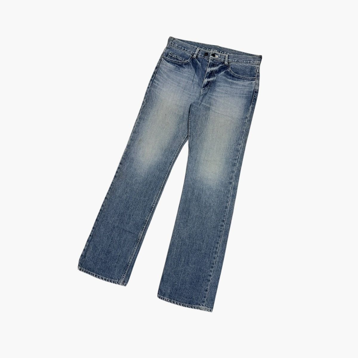 N.Hoolywood Mister Hollywood Two Size Straight Blue Wash Denim Size US 34 / EU 50 - 6 Thumbnail