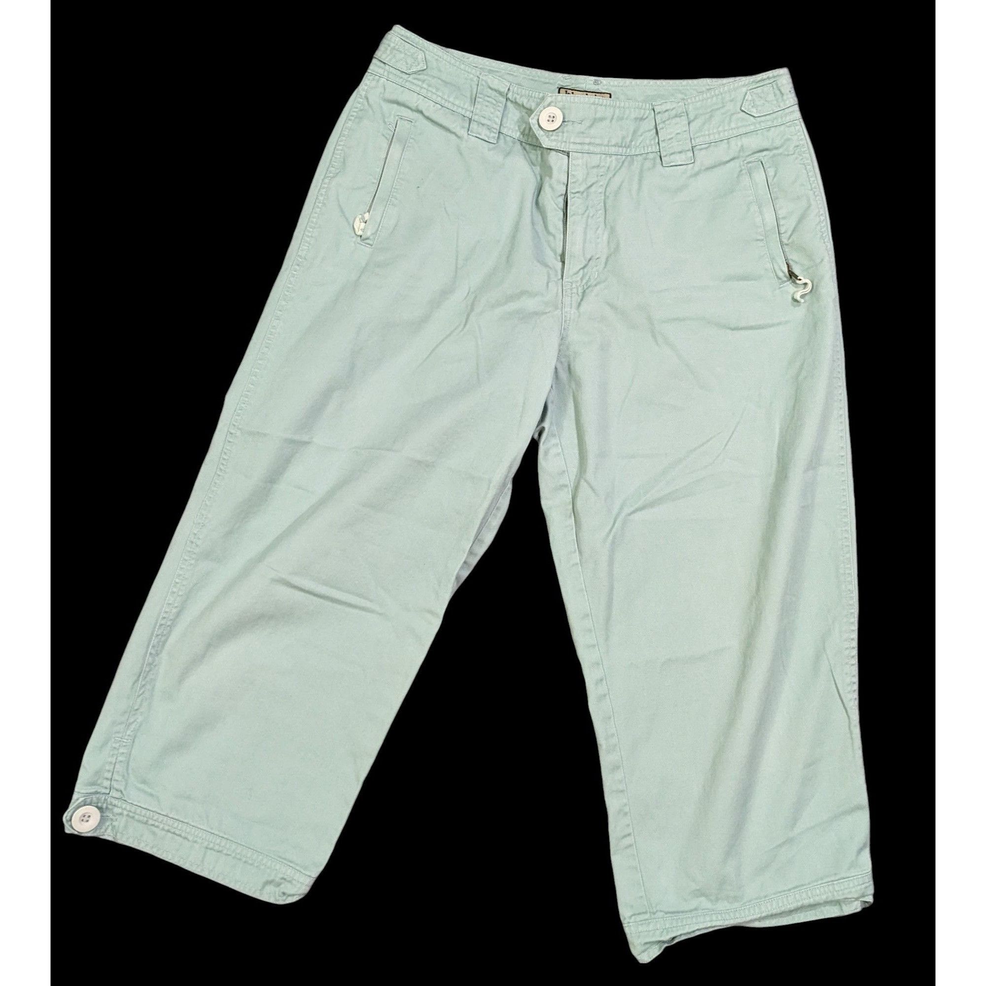 Other Preppy Mint Green Capris by Khakis International Design Size 32" / US 10 / IT 46 - 1 Thumbnail