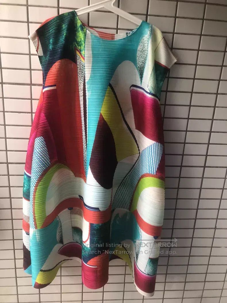 Issey Miyake Issey Miyake Color Block Short Sleeve Size L / US 10 / IT 46 - 1 Thumbnail
