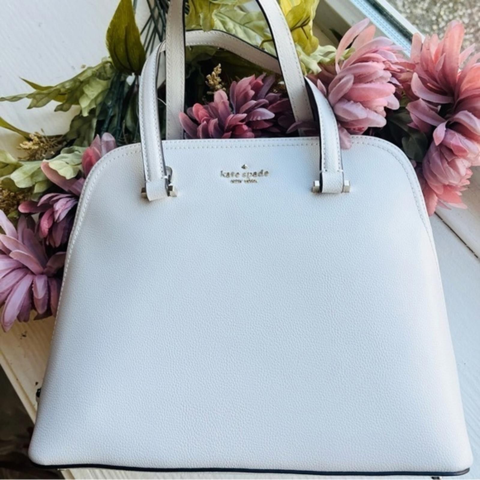 Designer × Kate Spade Kate Spade White Satchel NWT Size ONE SIZE - 3 Thumbnail