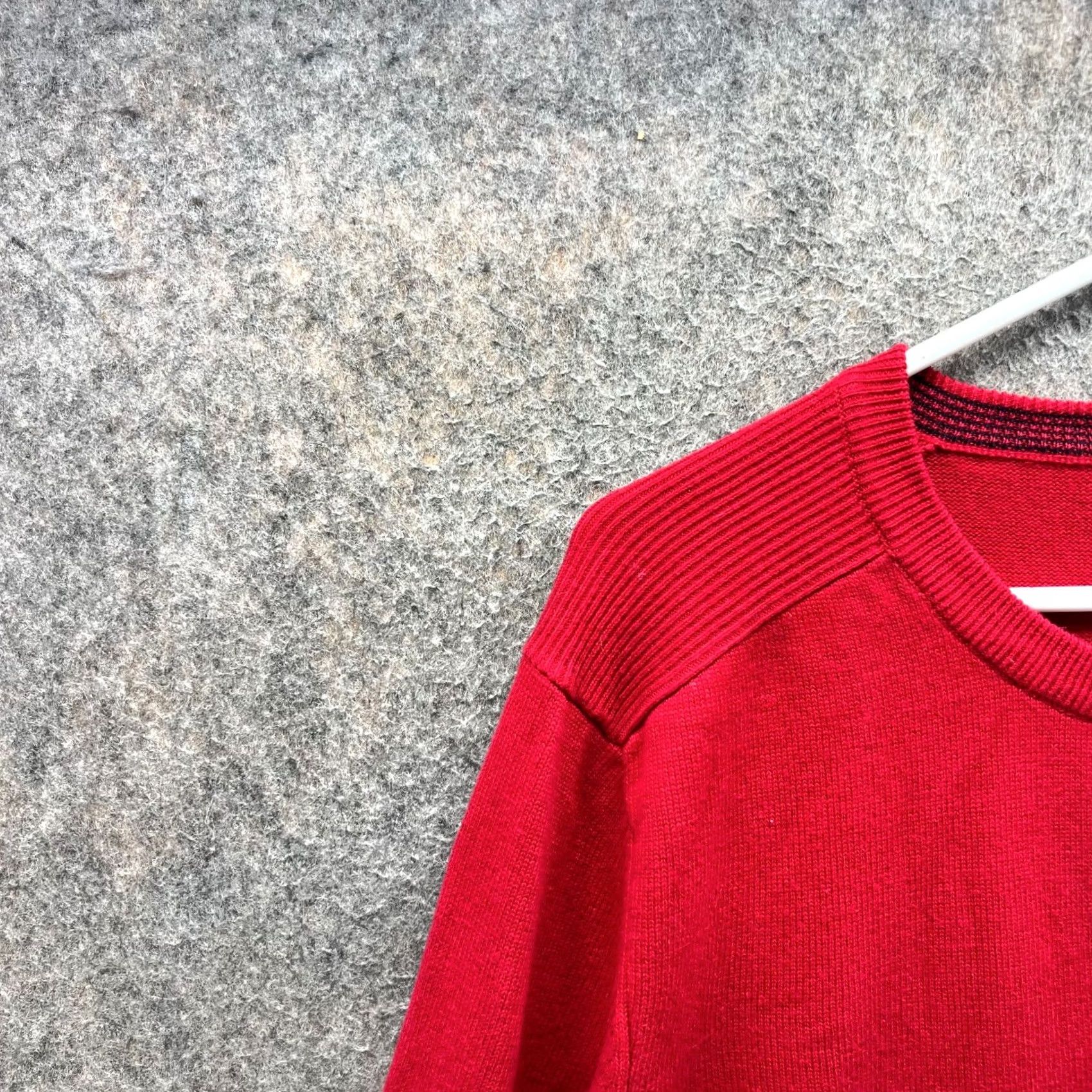 Nautica Nautica Pullover Sweatshirt Mens Large Red Fleece Crewneck Long Sleeve Cotton Logo All Seasons Vintage: No Size US L / EU 52-54 / 3 - 6 Thumbnail