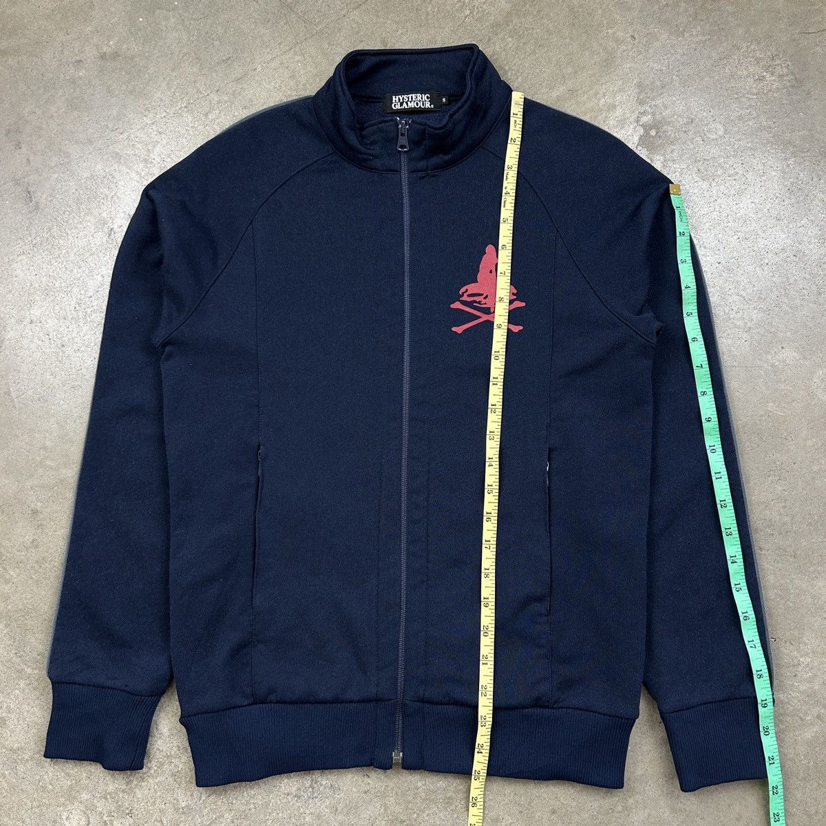 Hysteric Glamour × Japanese Brand Hysteric Glamour - Navy Skull Tracktop Size US S / EU 44-46 / 1 - 15 Thumbnail