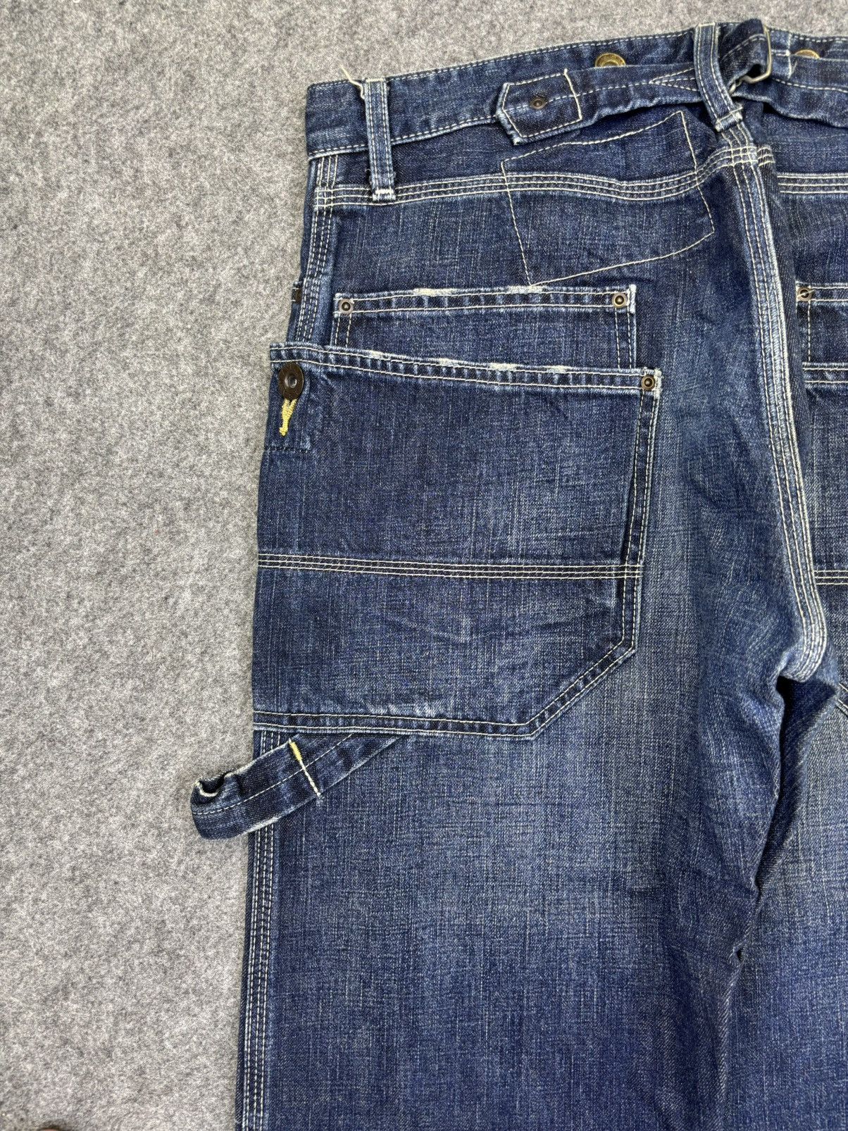 Avirex 💥Baggy💥AVIREX Military Multi Round Pocket Denim F711 Size US 32 / EU 48 - 17 Thumbnail