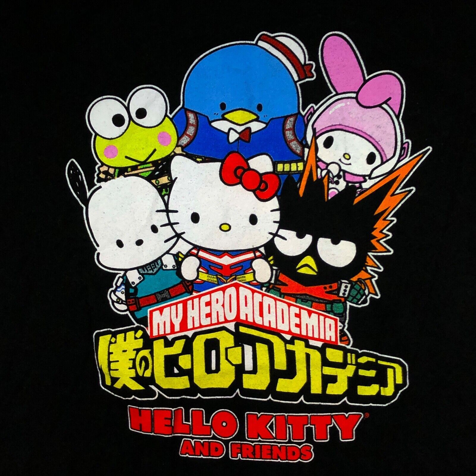 Vintage 2021 Hello Kitty and Friends My Hero Academia Tee Large Size US L / EU 52-54 / 3 - 3 Thumbnail