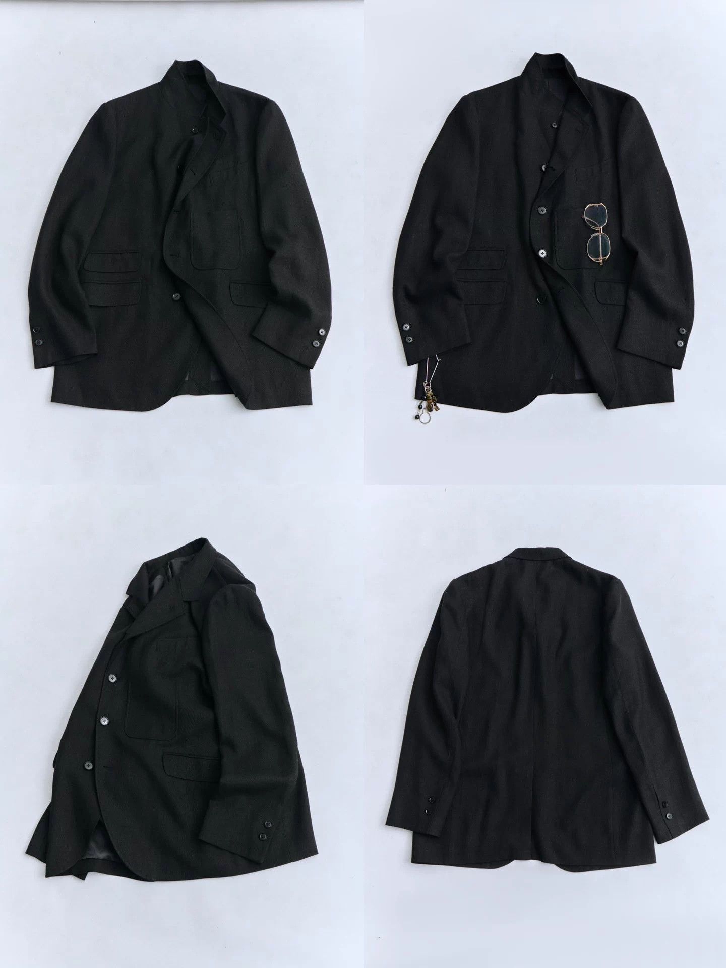 Other YUKIO SATO Ramie Tencel 5-Pocket Sack Jacket Size US S / EU 44-46 / 1 - 8 Thumbnail