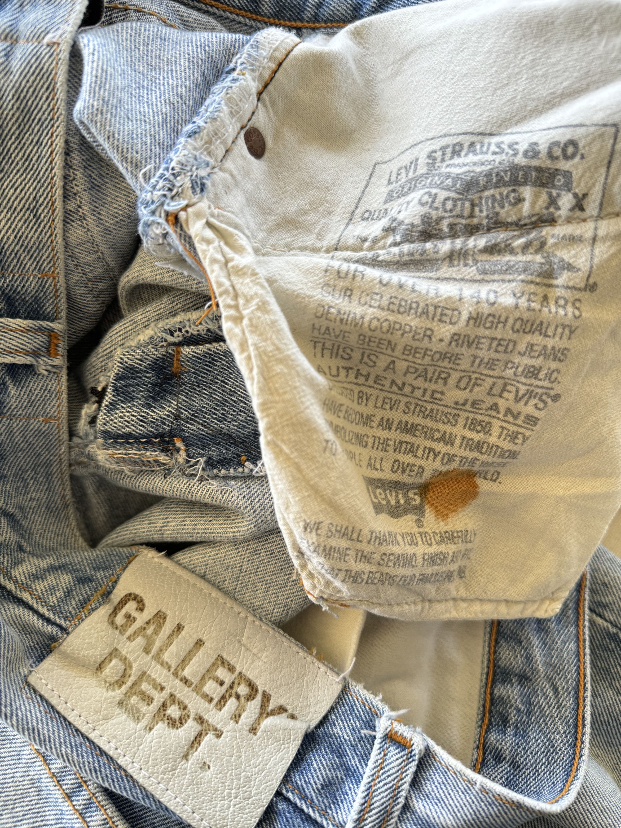 Gallery Dept. 1/1 Blue Gallery Dept Flare Denim Size US 34 / EU 50 - 11 Thumbnail