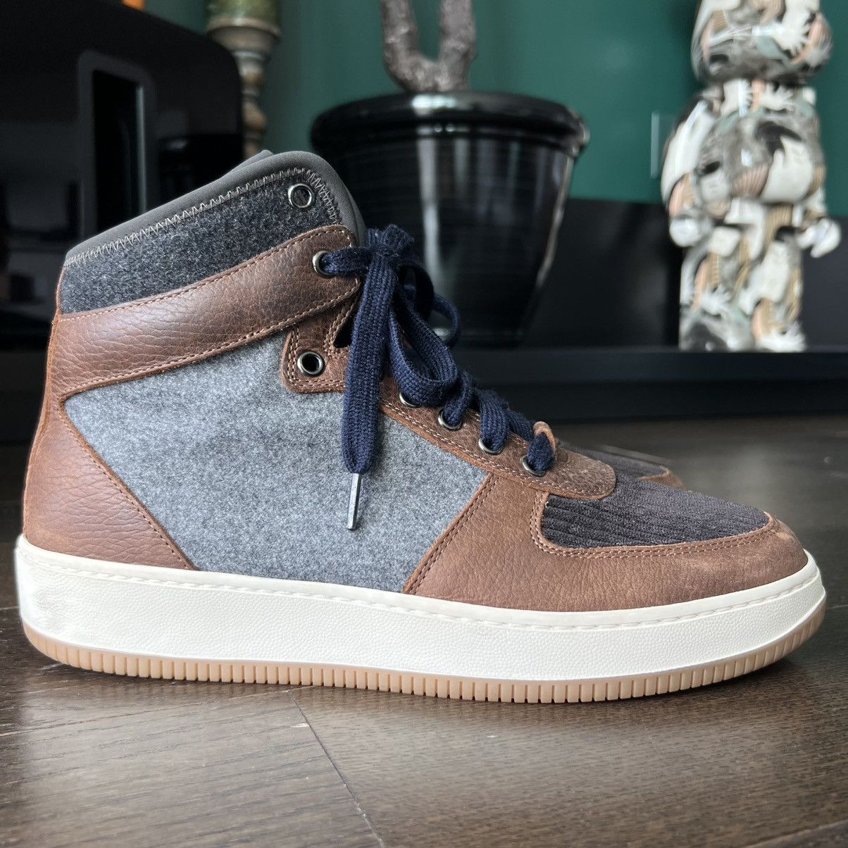 Brunello Cucinelli Christer Hi Top Fashion Sneaker Size US 9 / EU 42 - 6 Thumbnail
