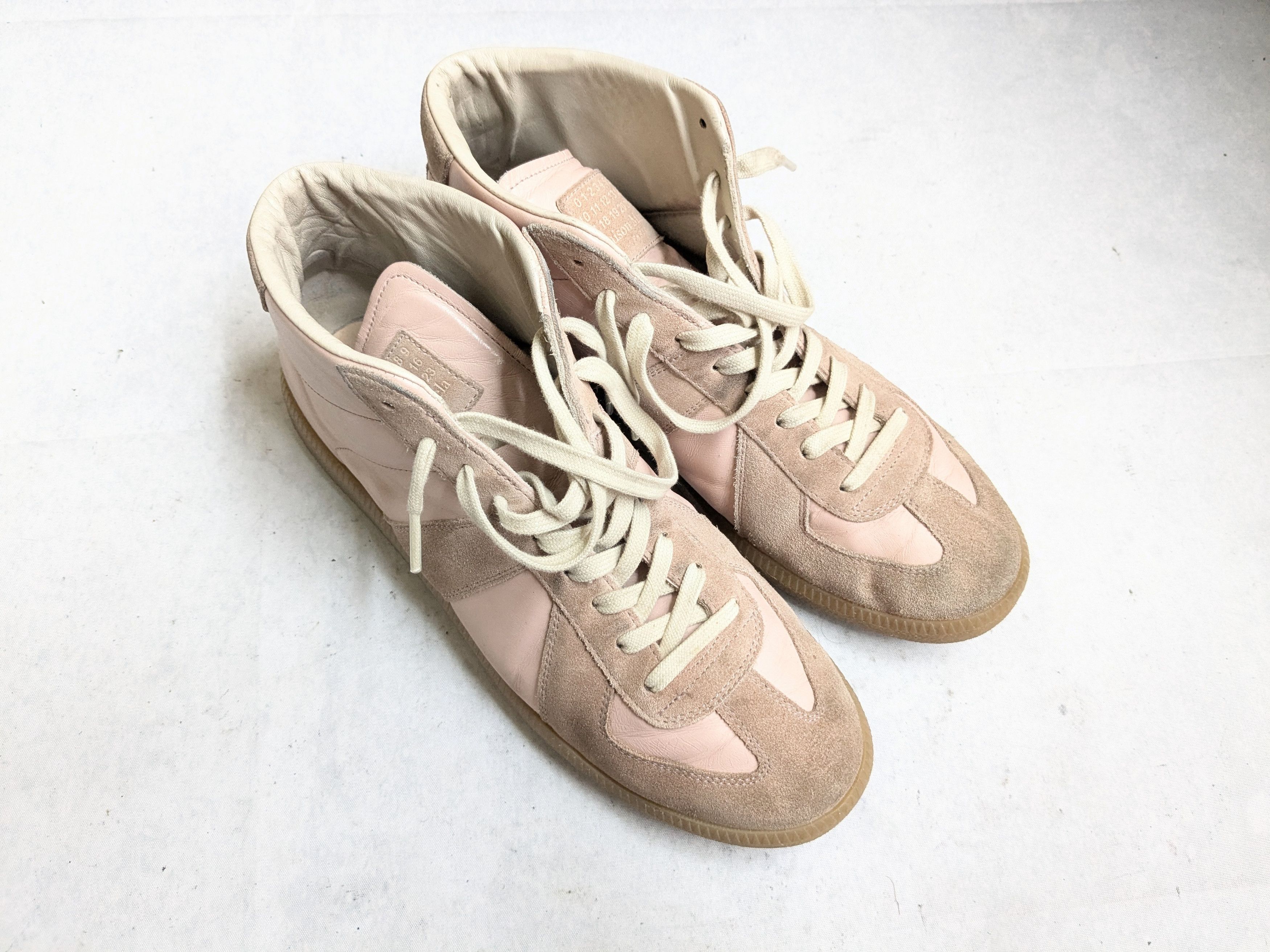 Maison Margiela Maison Margiela GAT Replica Pink High Tops 10 43 Gum Size US 10 / EU 43 - 4 Thumbnail