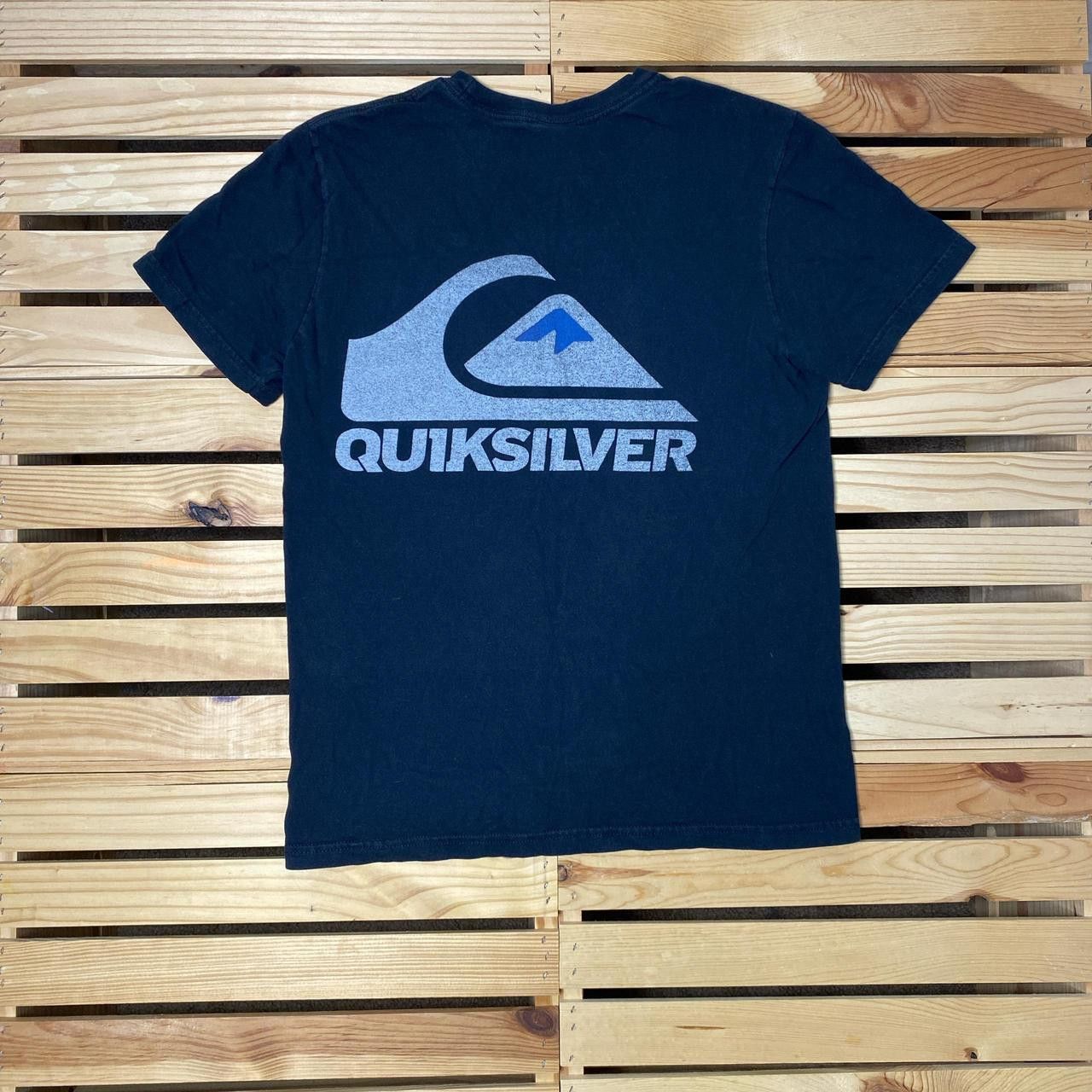 Quiksilver Vintage Quiksilver Black Surf Tee Size Medium Size US M / EU 48-50 / 2 - 1 Thumbnail