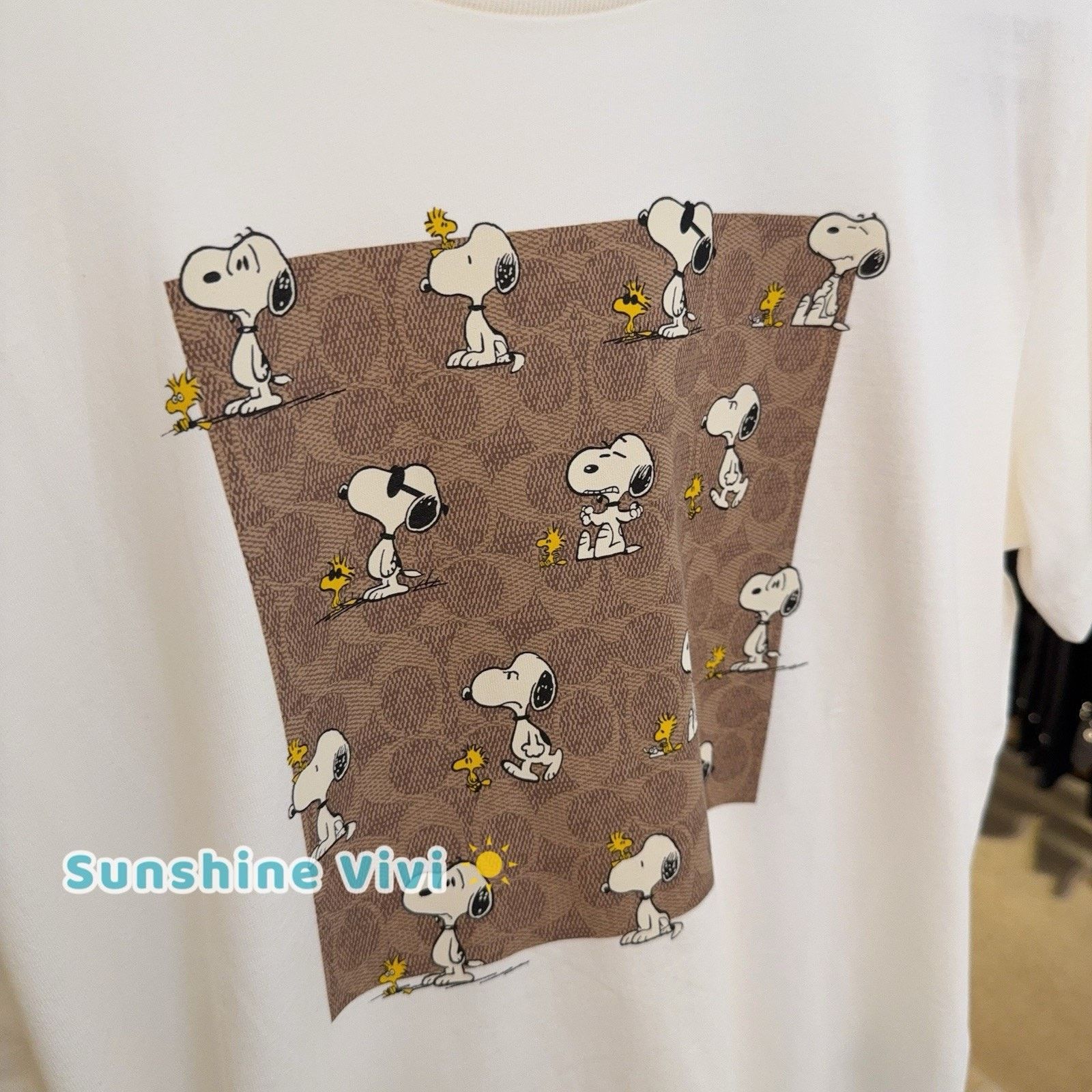 Coach NWT Coach X Peanuts Woman Snoopy T Shirt Cotton CBF06 M Size M / US 6-8 / IT 42-44 - 3 Thumbnail
