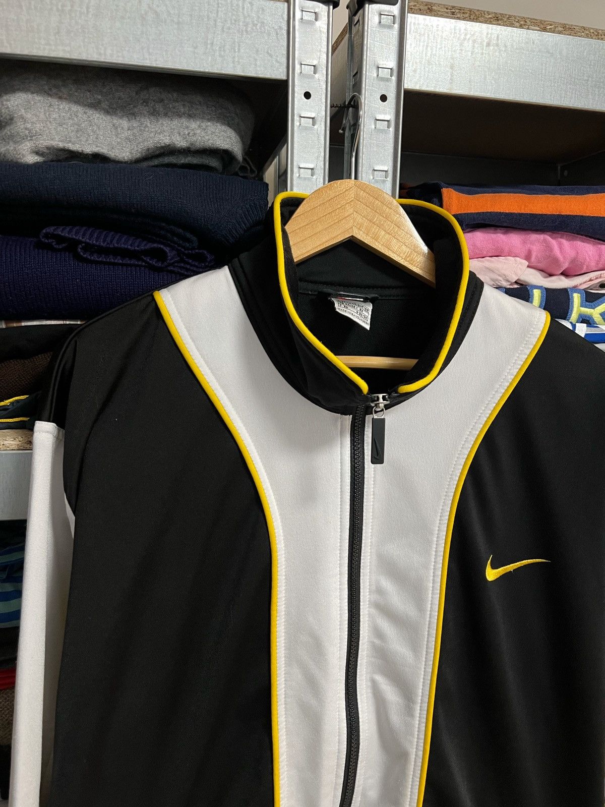 Nike × Vintage Vintage Men’s Nike Track Jacket Swoosh Olympic Sweatshirt XL Size US XL / EU 56 / 4 - 3 Thumbnail