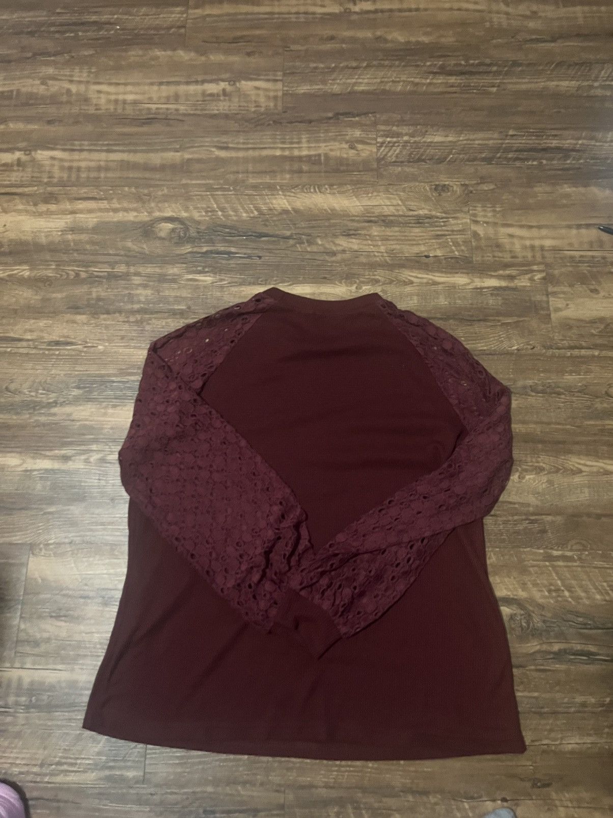 Other Burgandy long sleeve Size L / US 10 / IT 46 - 2 Thumbnail