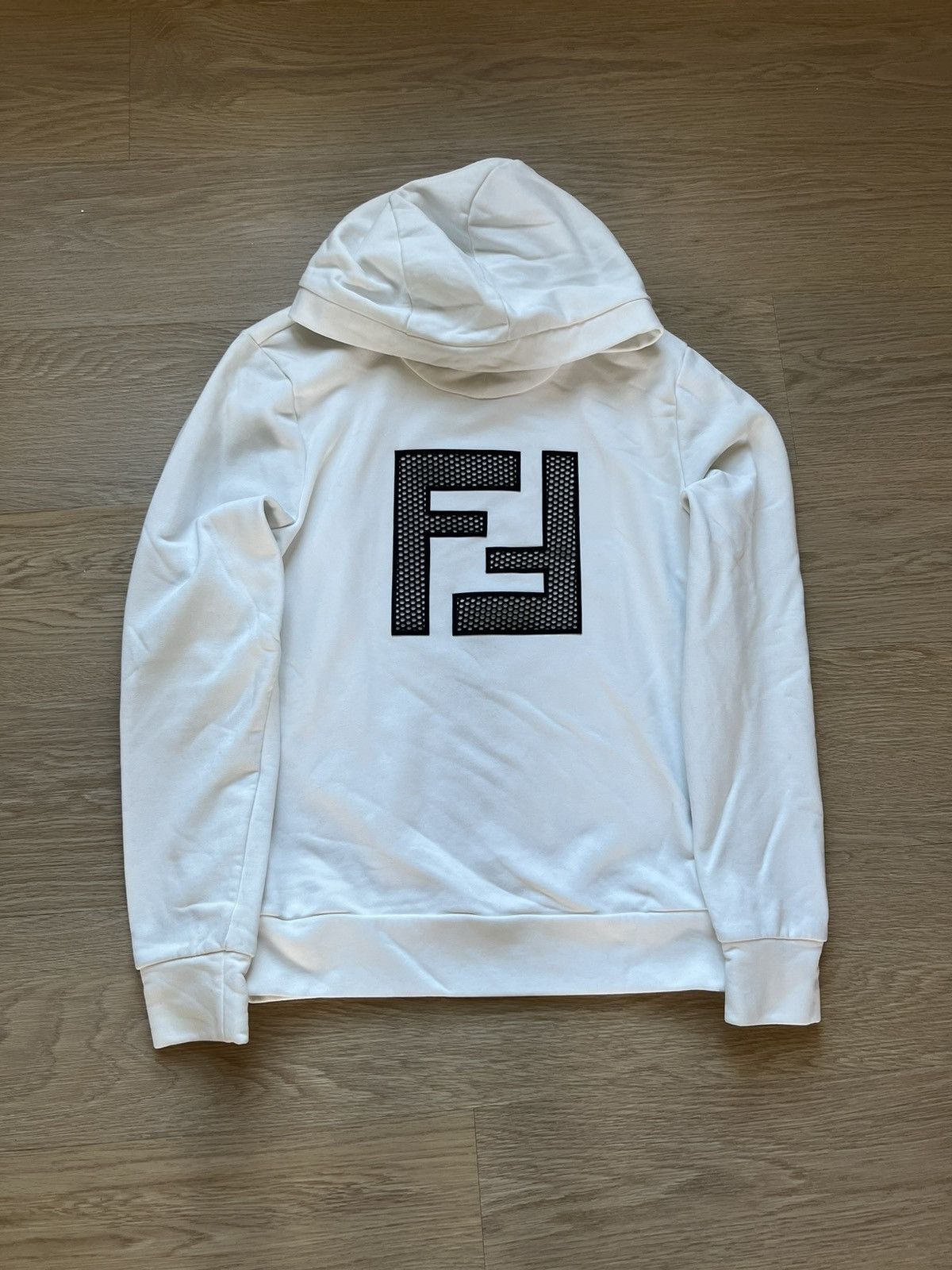 Fendi Fendi Embroidered FF Logo Hoodie Size US S / EU 44-46 / 1 - 2 Thumbnail