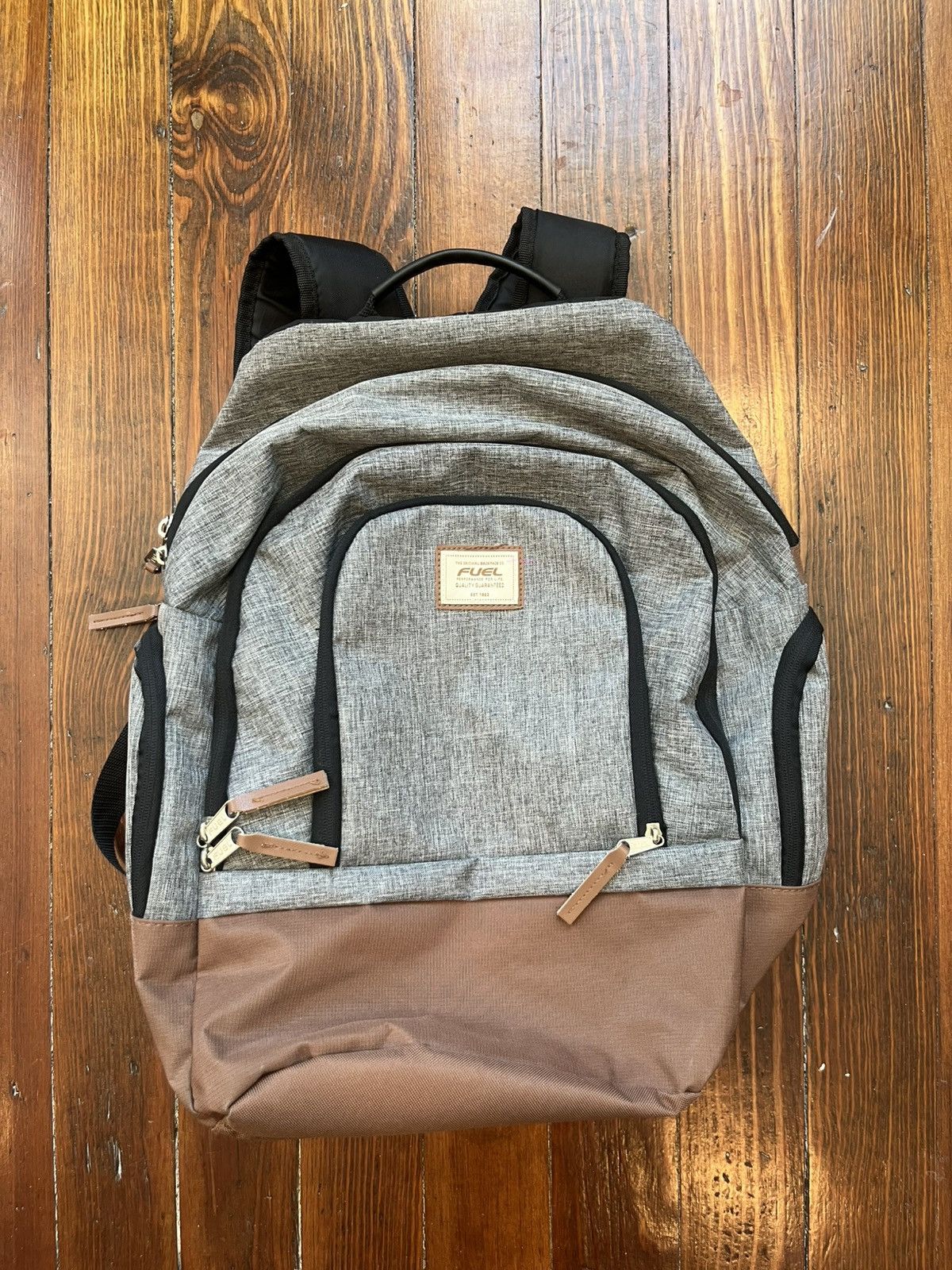 Other Fuel 5-Pocket Backpack Heather Grey / Brown / Black Bag Size ONE SIZE - 10 Thumbnail