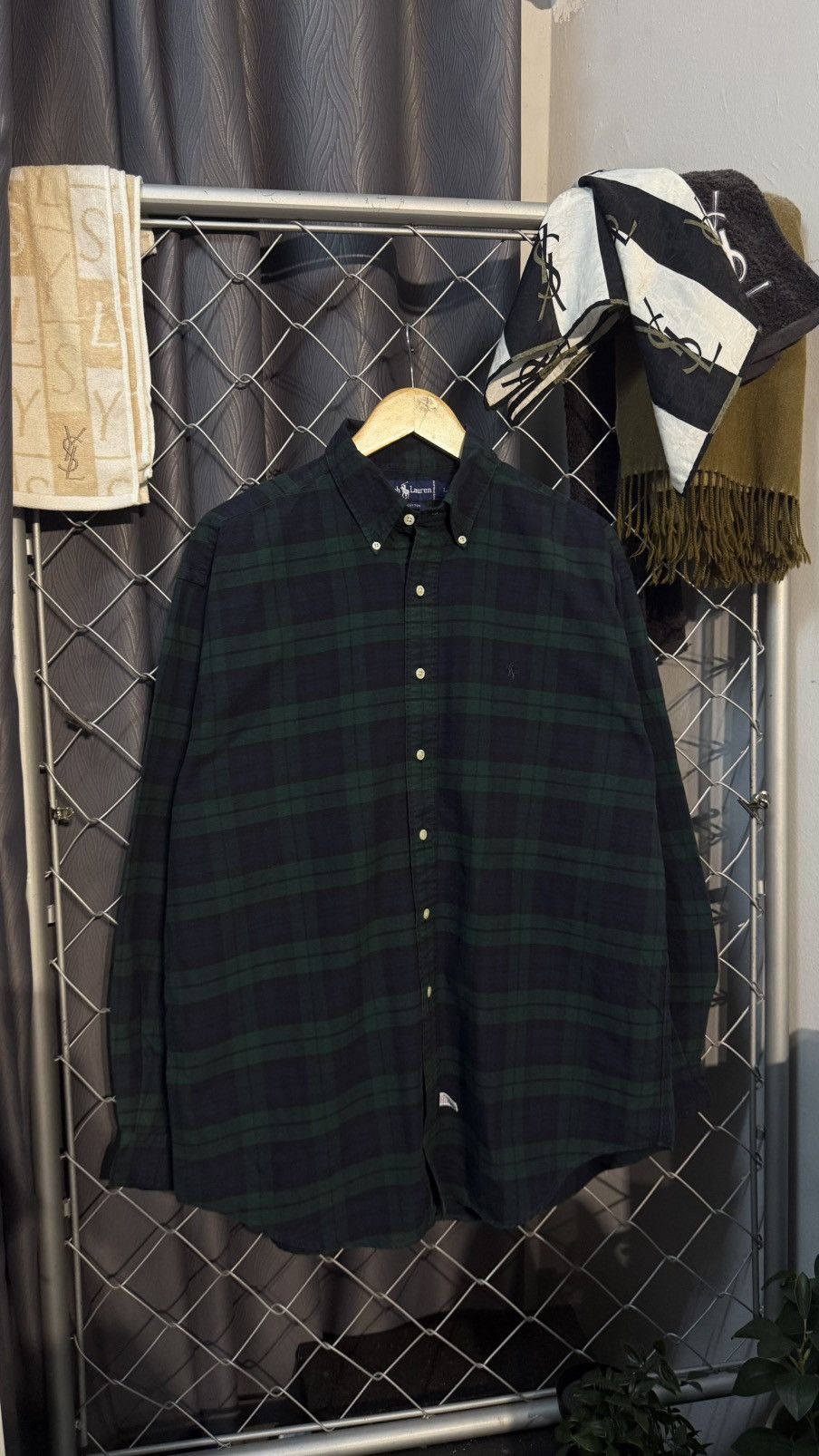 Polo Ralph Lauren VINTAGE POLO RALPH LAUREN PLAID SHIRT Size US XL / EU 56 / 4 - 1 Thumbnail