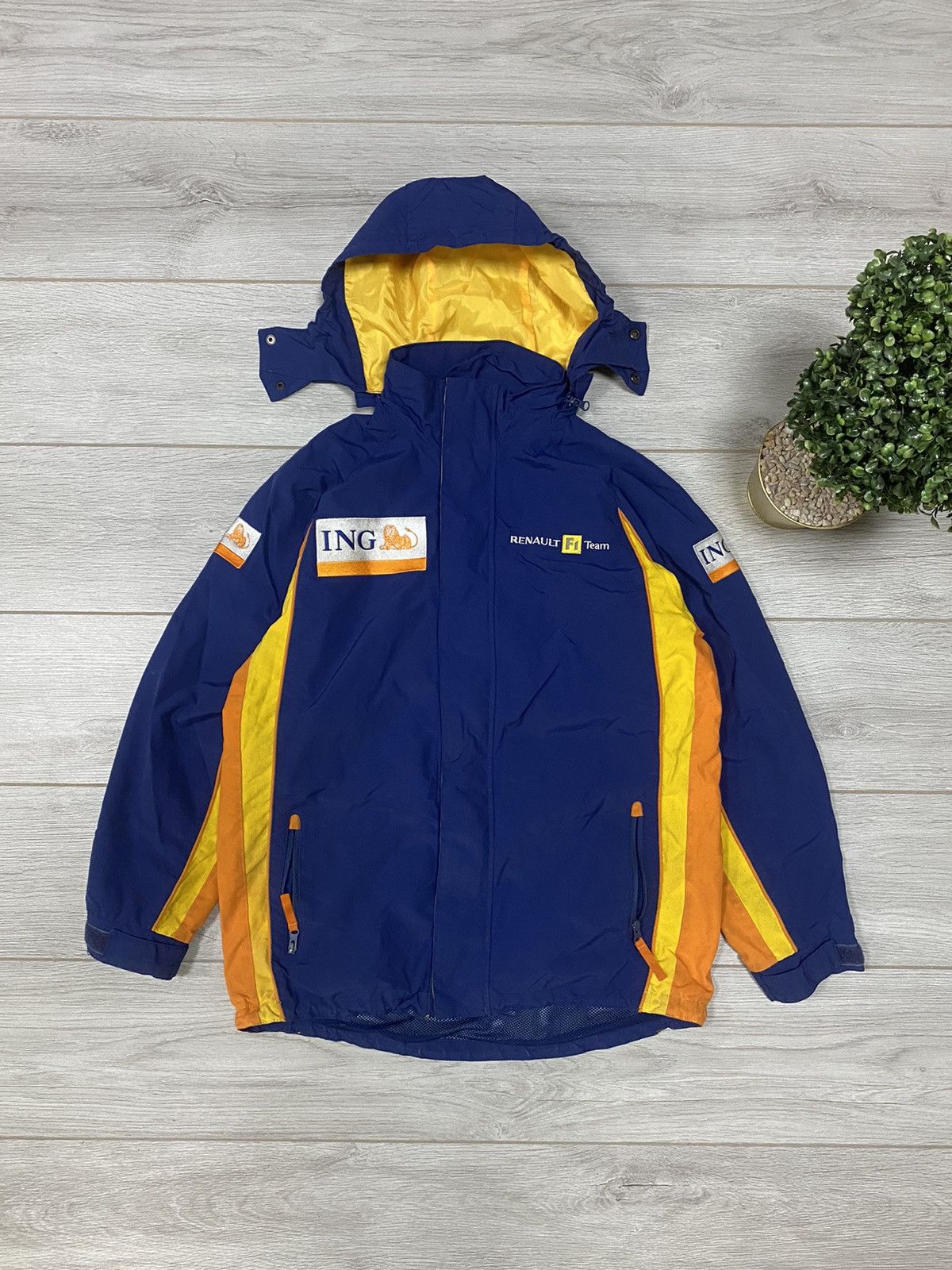 NASCAR Renault F1 ING Team vintage racing jacket windbreaker Size US S / EU 44-46 / 1 - 2 Thumbnail