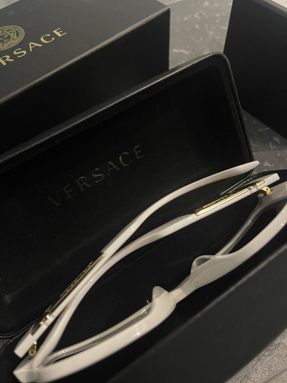 Versace Versace white gold unisex shades Full Set Size ONE SIZE - 19 Thumbnail