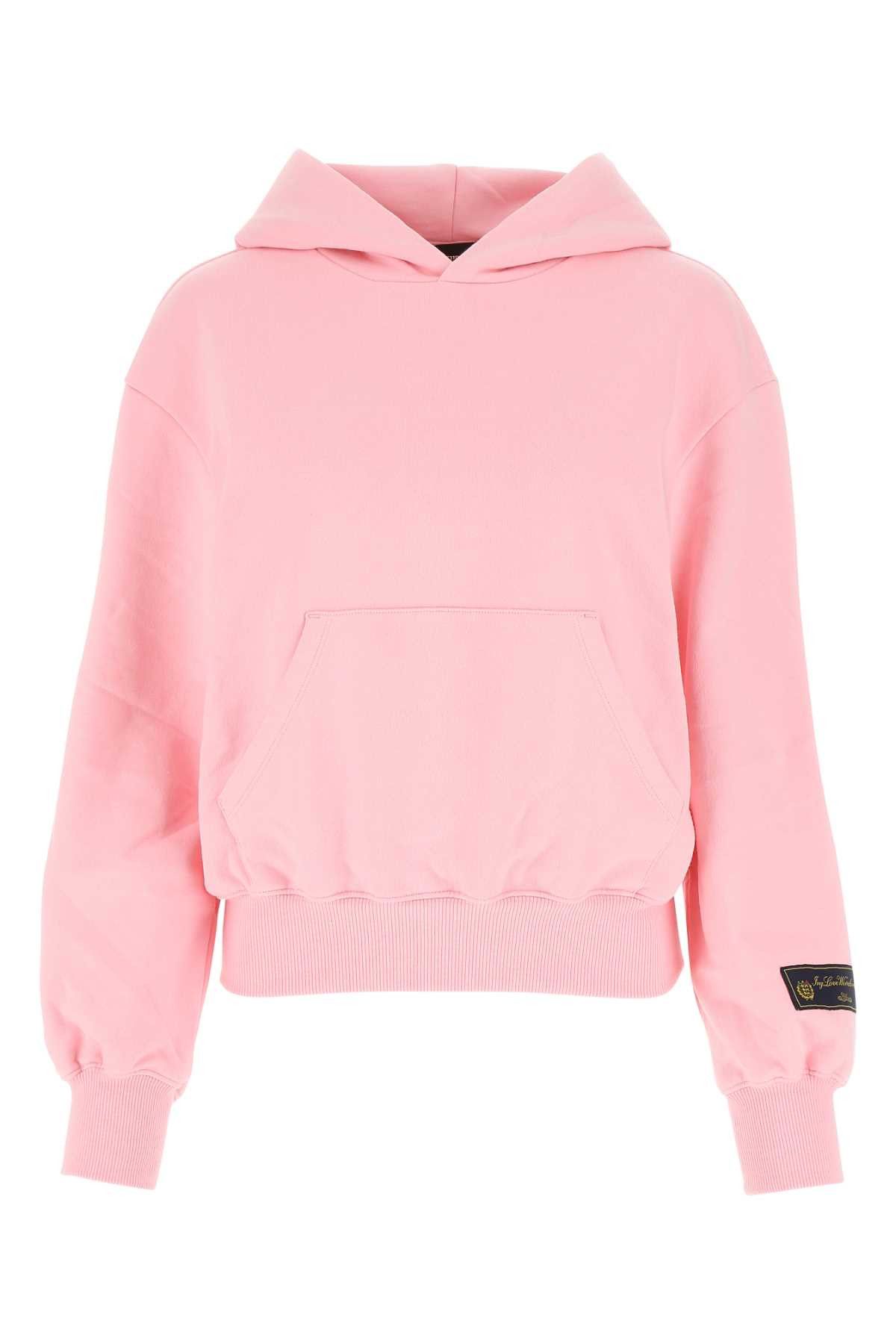 image of We11Done Pink Cotton Sweatshirt, Women's (Size XS)