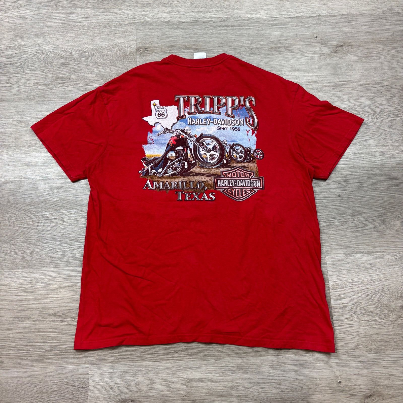 Harley Davidson Harley Davidson Biker Built Amarillo Texas T Shirt Men's XL Size US XL / EU 56 / 4 - 3 Thumbnail