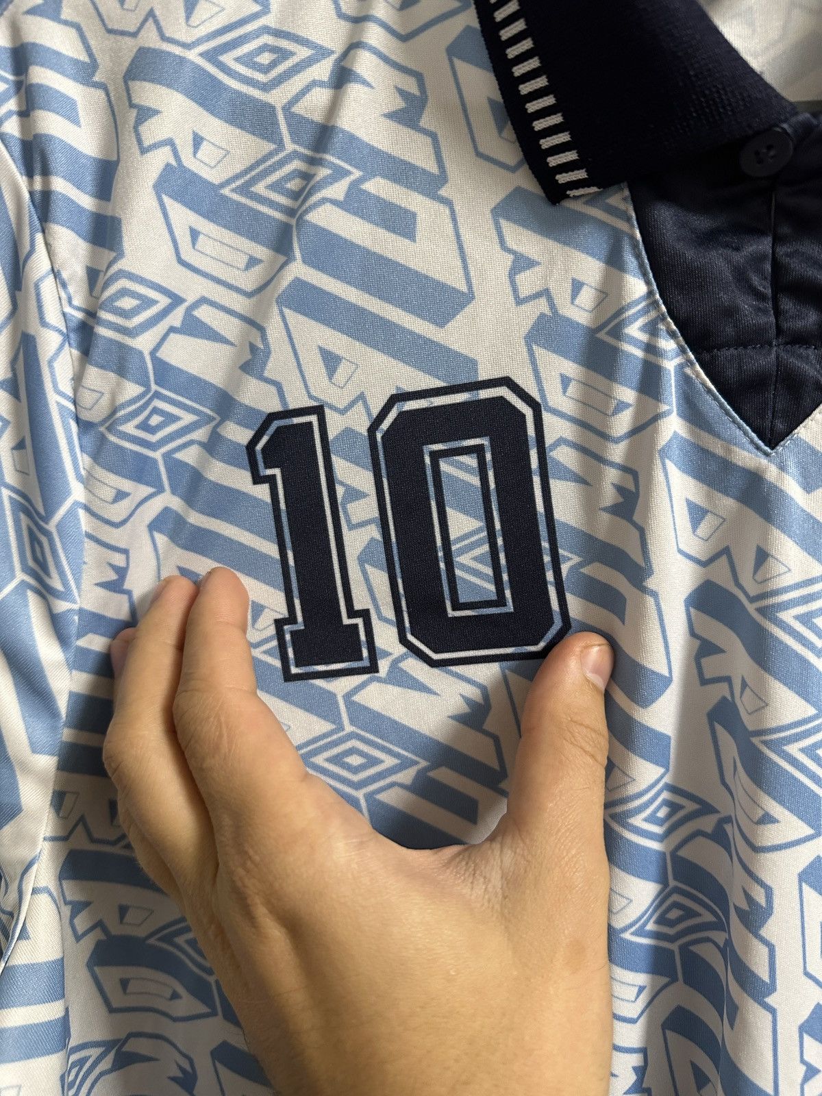 Umbro Rare Vintage Soccer Monogram Jersey Umbro 10 Size US M / EU 48-50 / 2 - 3 Thumbnail