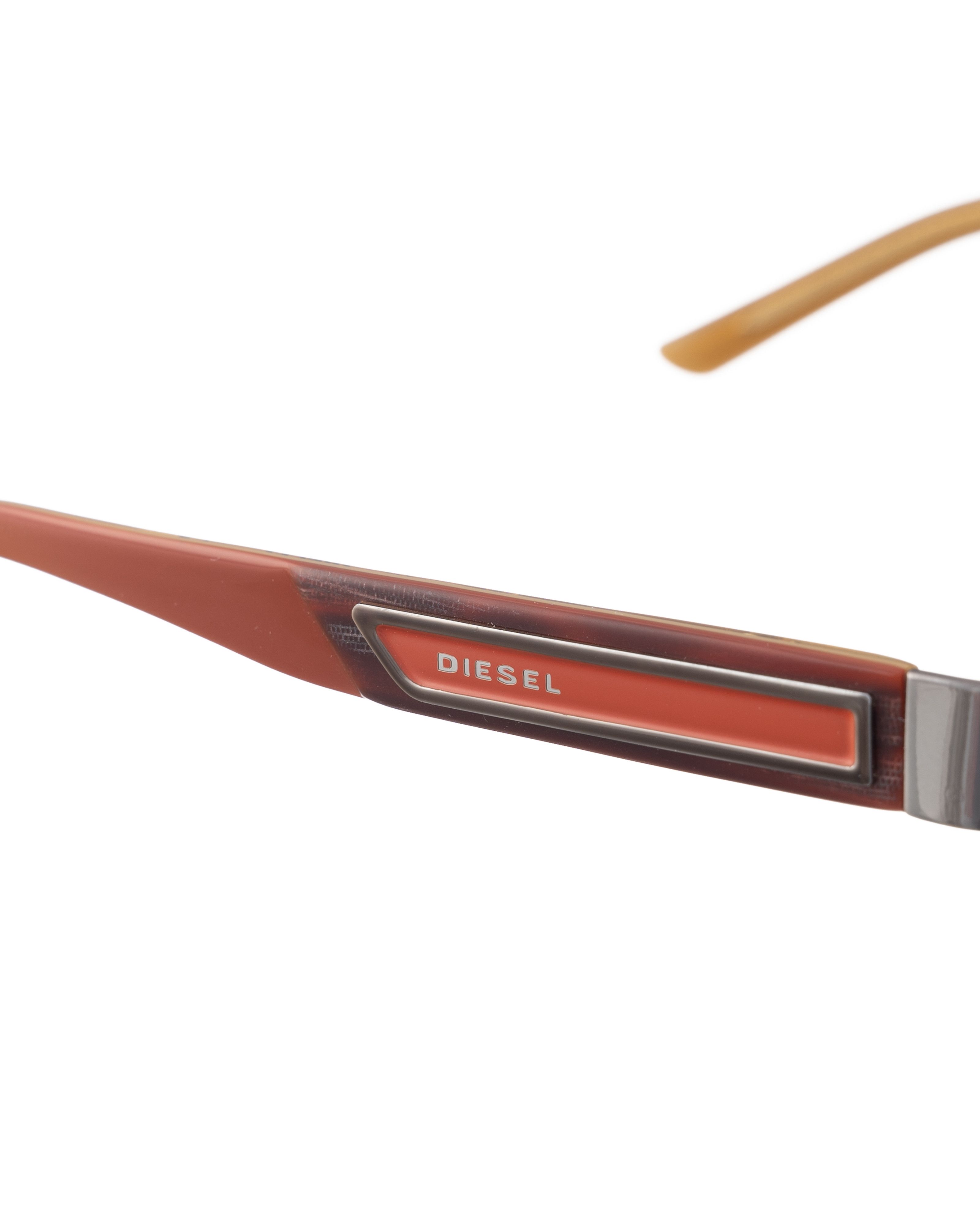 Diesel Diesel 00s Orange and Brown Glasses Size ONE SIZE - 3 Thumbnail