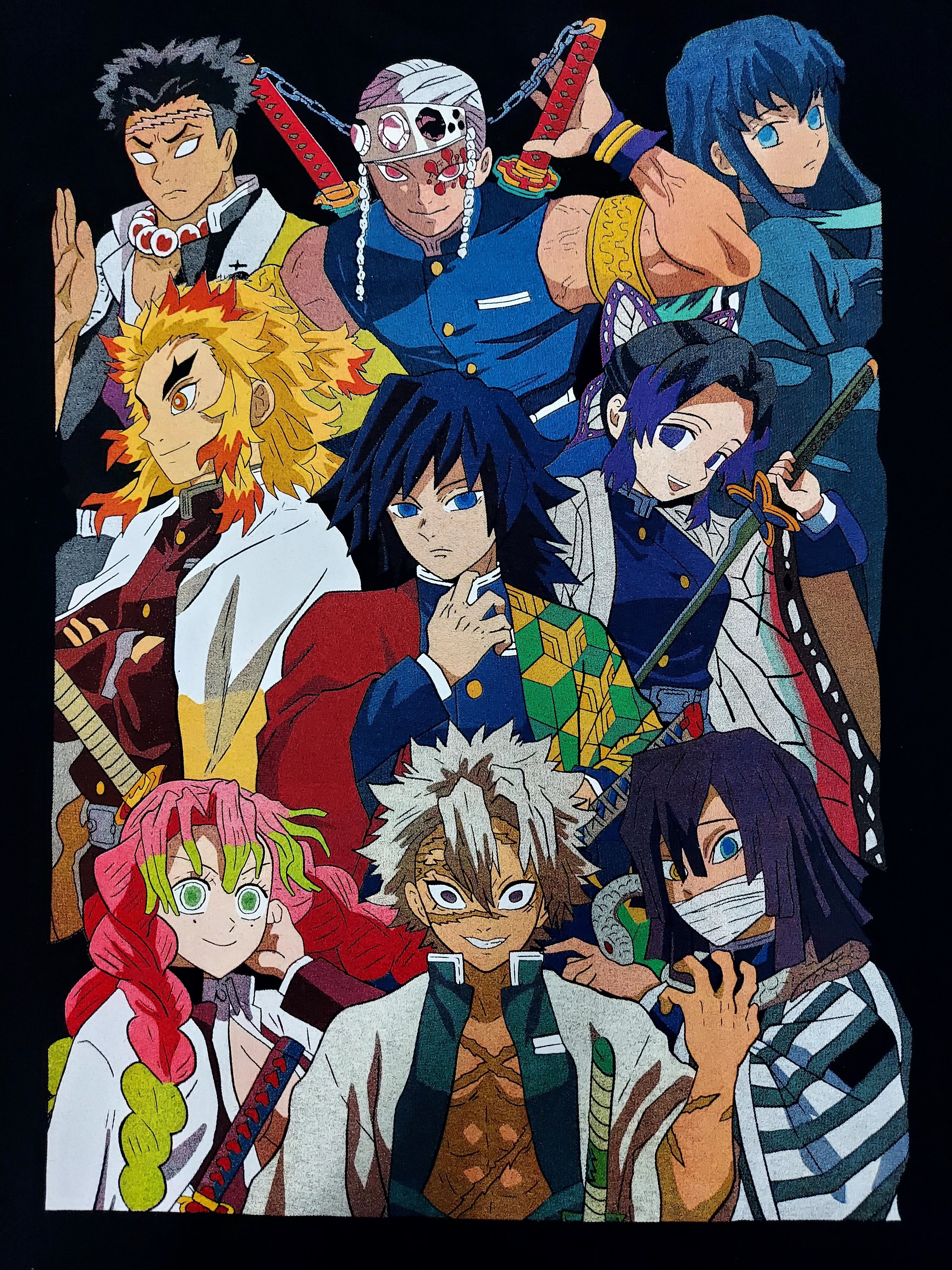 Anime × Japanese Brand 💥Kimetsu no Yaiba Demon Slayer T Shirt Size US XL / EU 56 / 4 - 2 Thumbnail