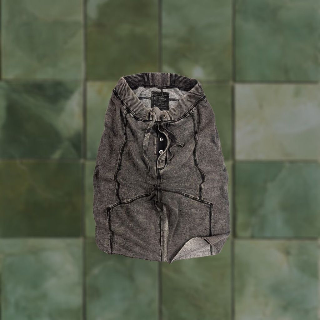 Allsaints VINTAGE AllSaints Spitalfields Shorts Harem Garment Dyed Dark Gray Cotton 30 Mens Regular Living 90s American Style Size US 30 / EU 46 - 1 Thumbnail