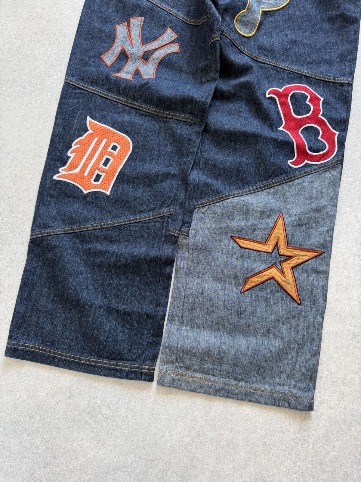 Majestic Vintage Jeans Majestic New York Yankees Streetwear pants Size US 44 / EU 60 - 3 Thumbnail