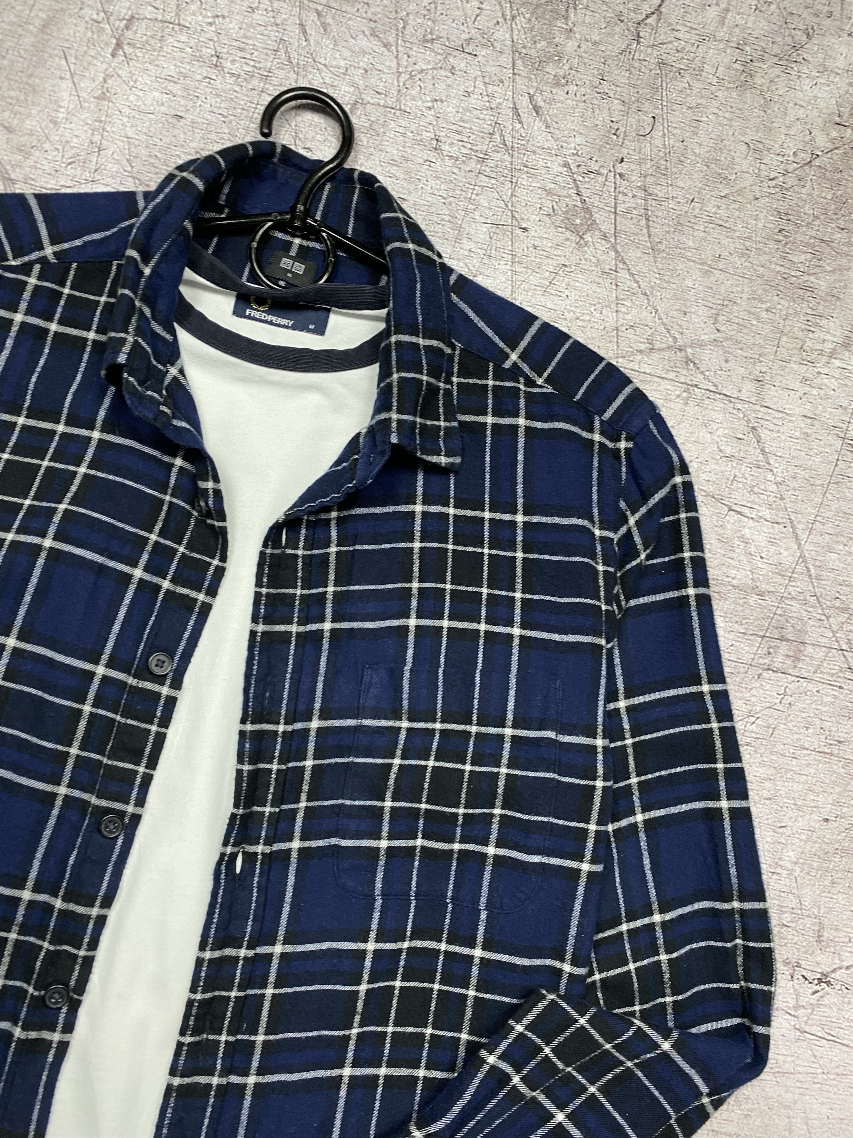 Flannel Uniqlo Vintage Mens Flannel Plaid Shirt Size US M / EU 48-50 / 2 - 2 Thumbnail
