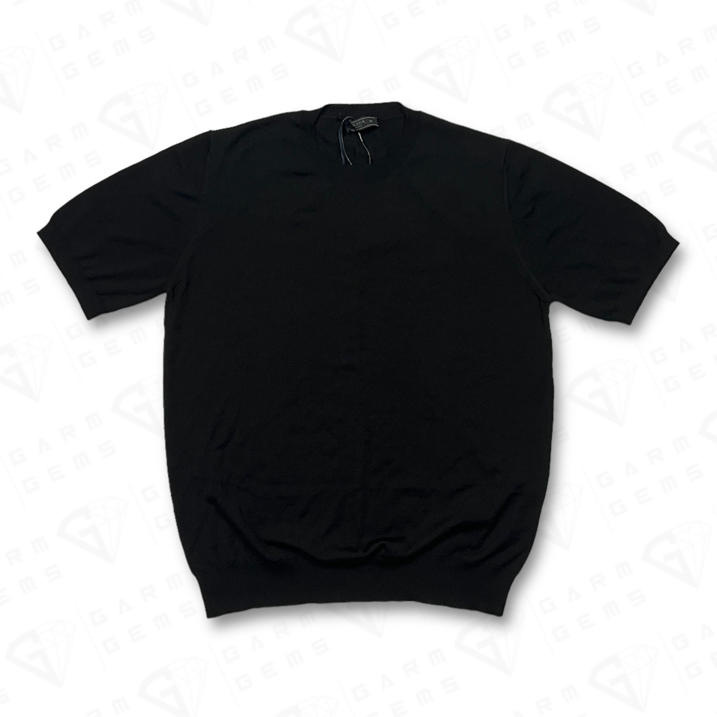 Prada Prada Plain Wool Knit T-Shirt Size US M / EU 48-50 / 2 - 1 Thumbnail
