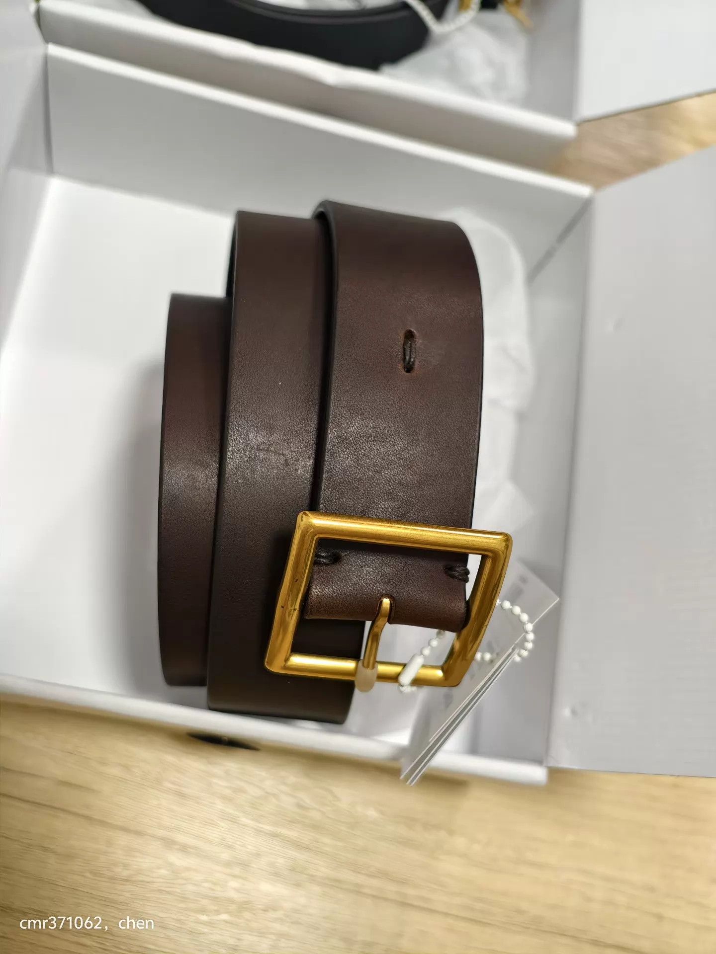 Visvim visvim 25aw plain belt 40mm dk brown w34/w36 Size ONE SIZE - 2 Thumbnail